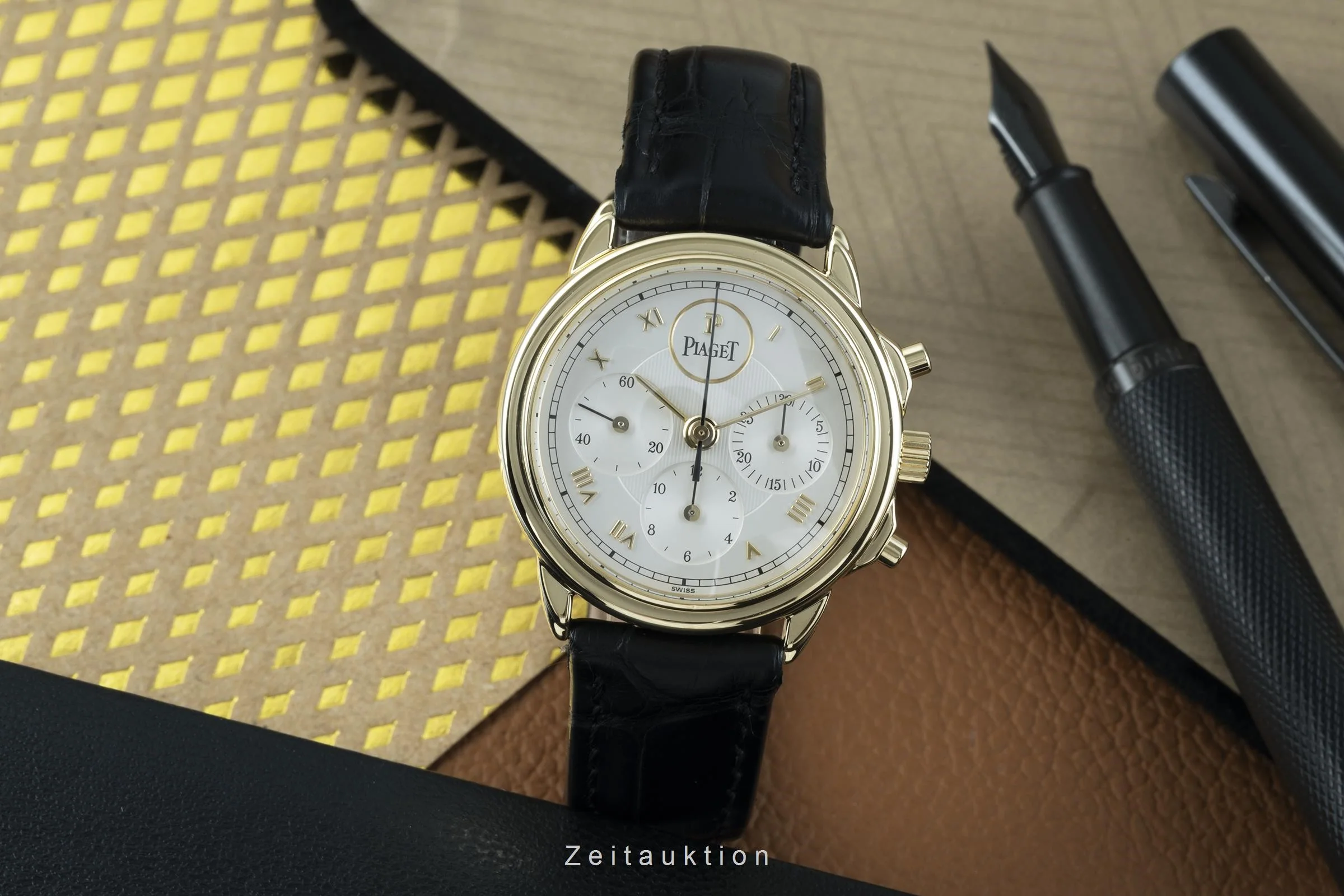 Piaget Gouverneur chronograph 18 ct gold manual winding men's watch 15978  [2205191] - Image 3