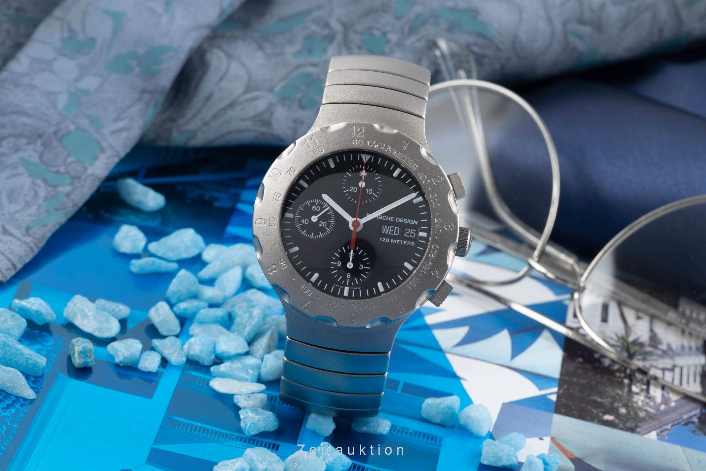 Porsche Design by Eterna chronograph titanium automatic men's watch 674.6500.10  [2405137] - Image 3