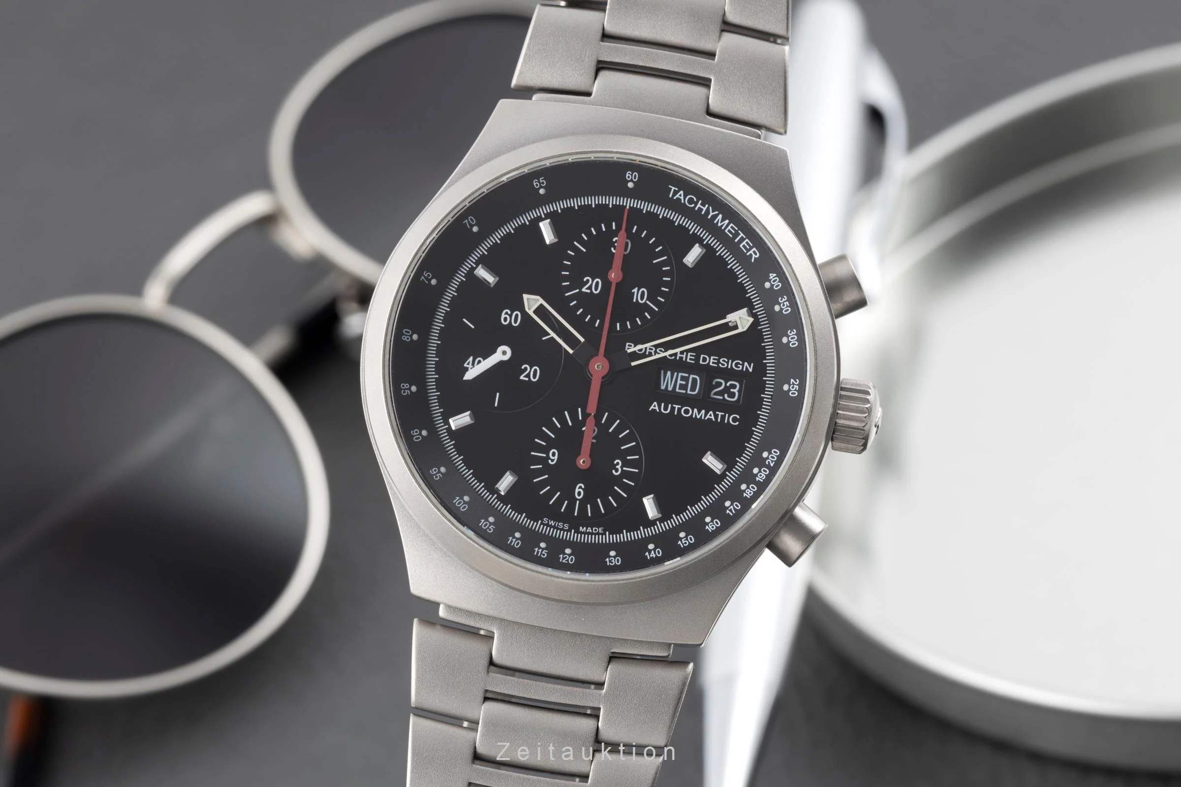 Porsche Design by Eterna chronograph titanium automatic men's watch 674.6625.10  [2506851] - Image 2