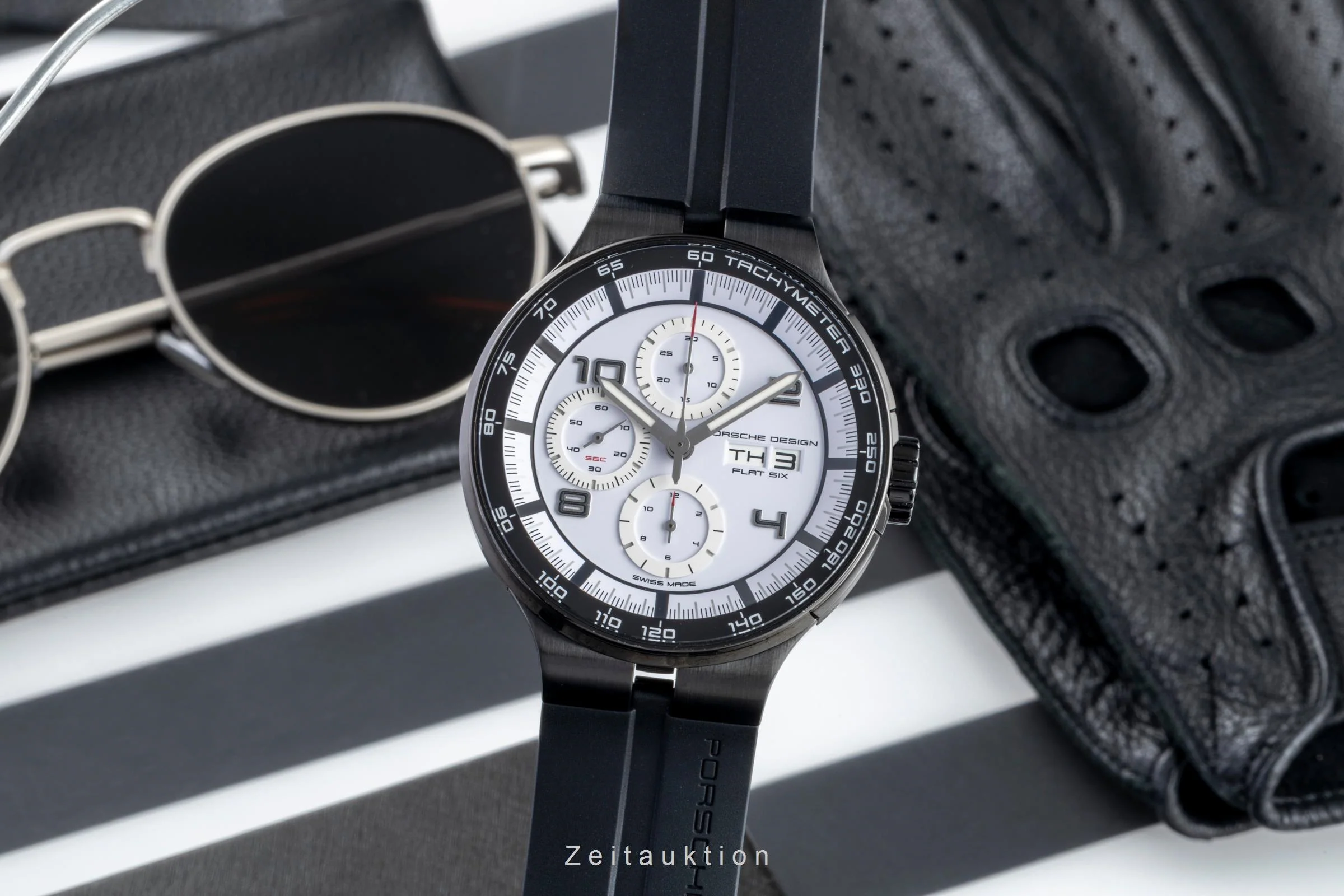 Porsche Design Flat Six chronograph steel automatic men's watch 6360.4364.1254  [2600331] - Image 2