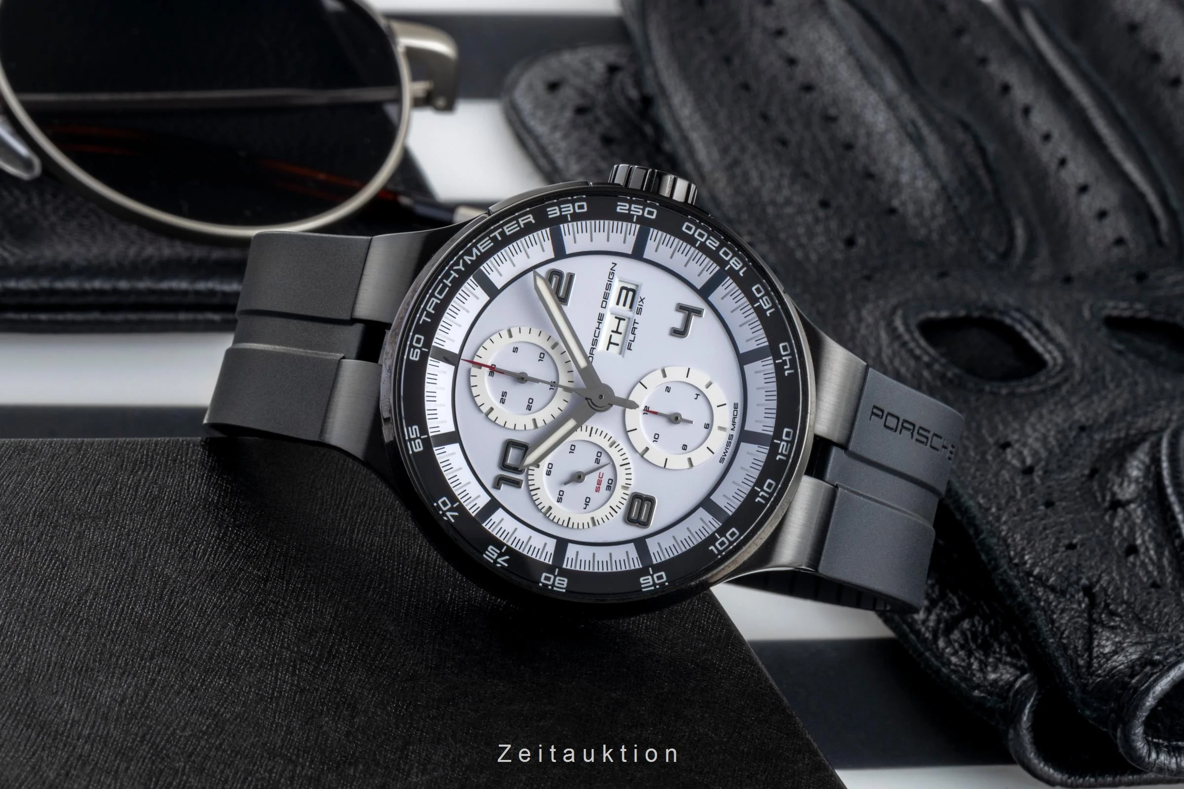 Porsche Design Flat Six chronograph steel automatic men's watch 6360.4364.1254  [2600331] - Image 3