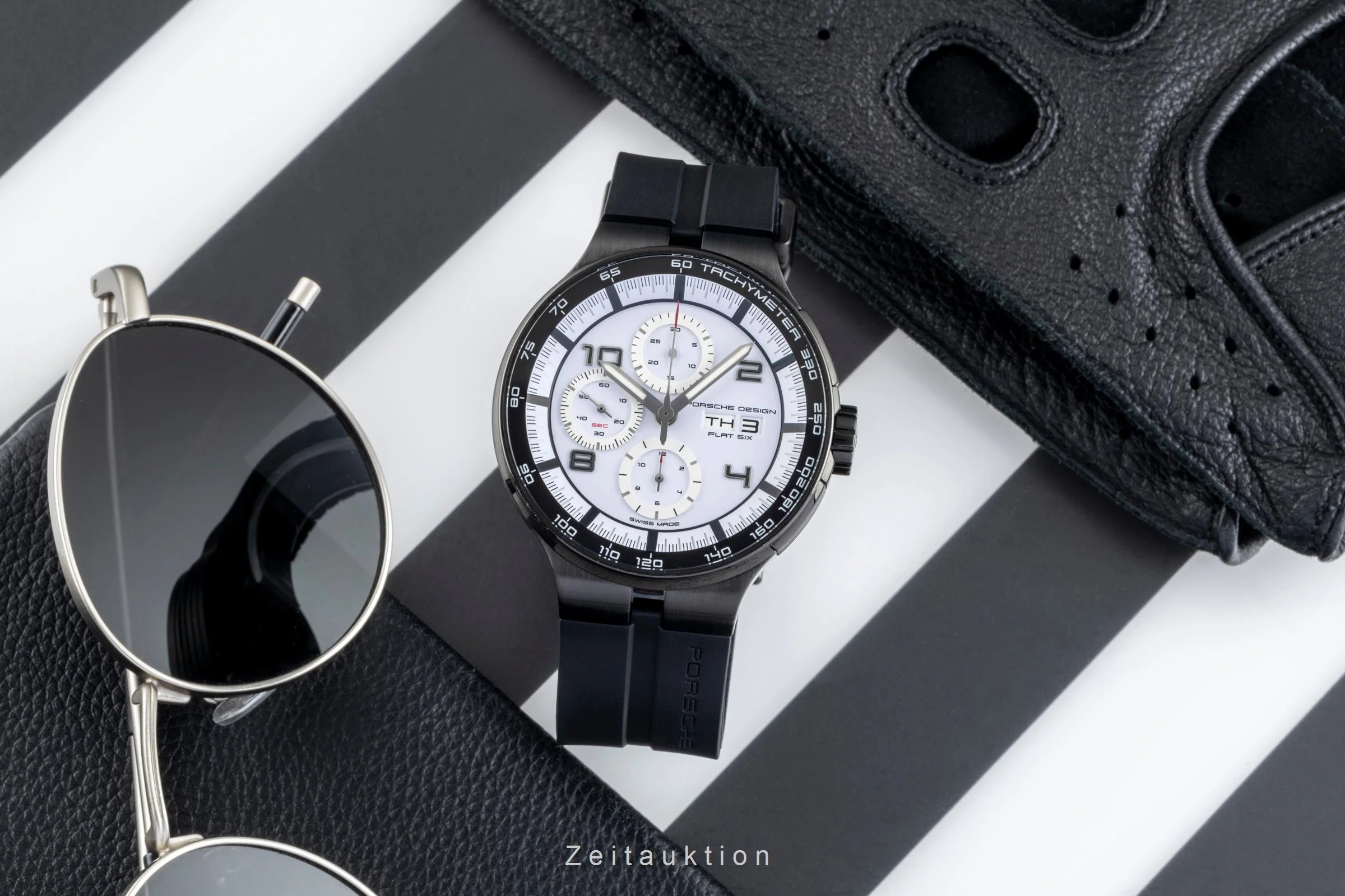 Porsche Design Flat Six chronograph steel automatic men's watch 6360.4364.1254  [2600331] - Image 4