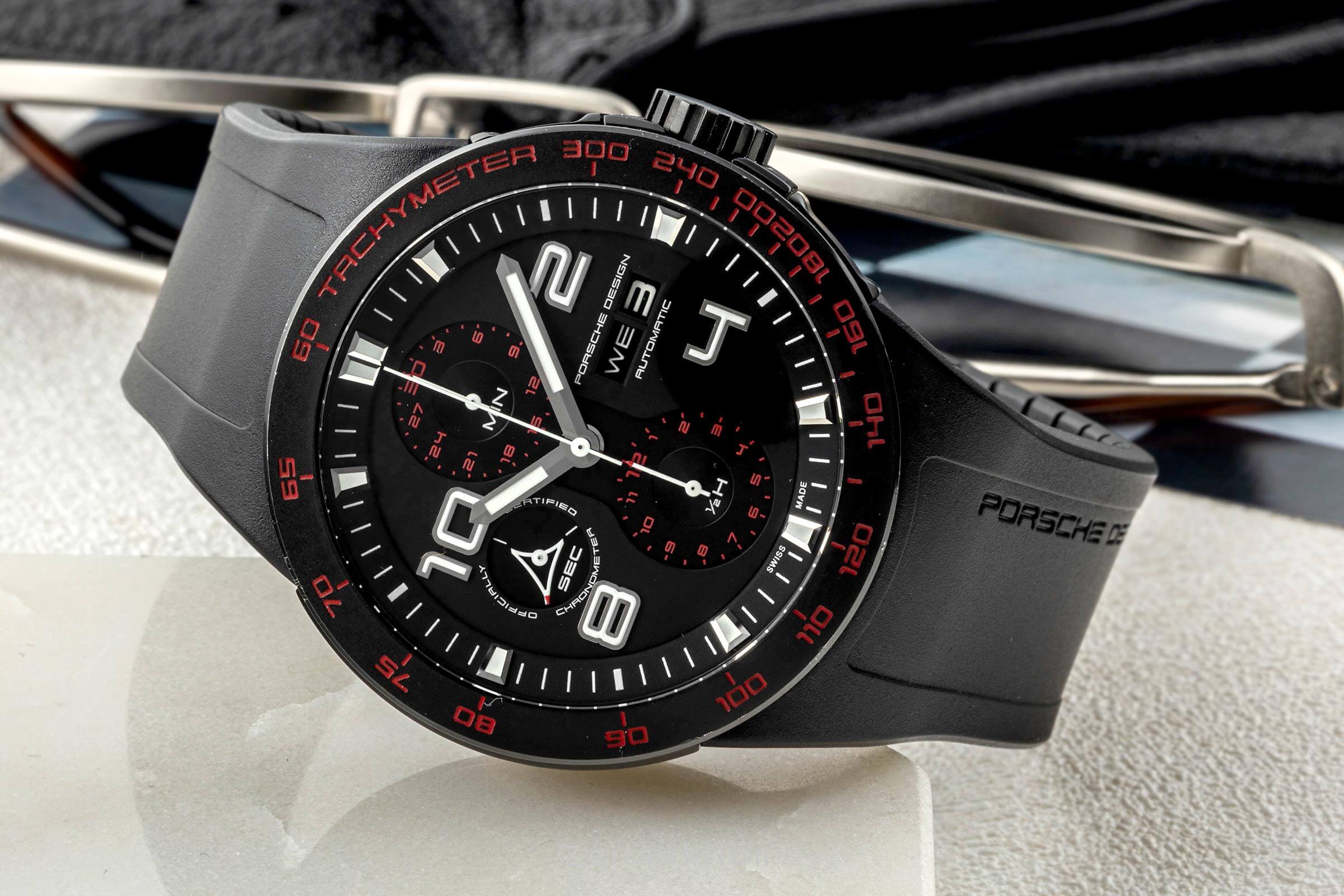 Porsche Design Flat Six steel automatic men's watch P6340  [2403543] - Image 3