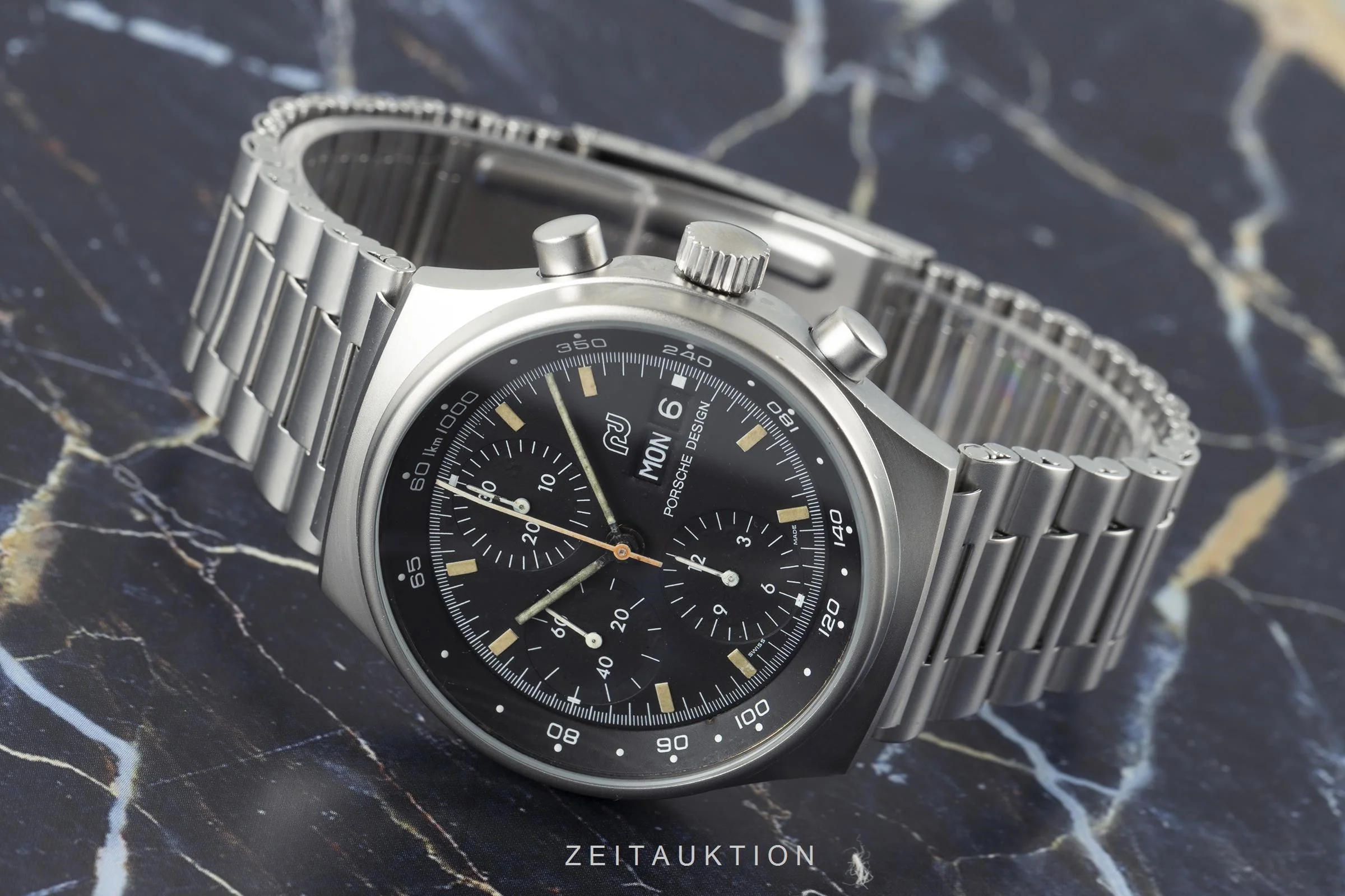 Porsche Design Orfina chronograph steel automatic men's watch 7176S  [2105927] - Image 3