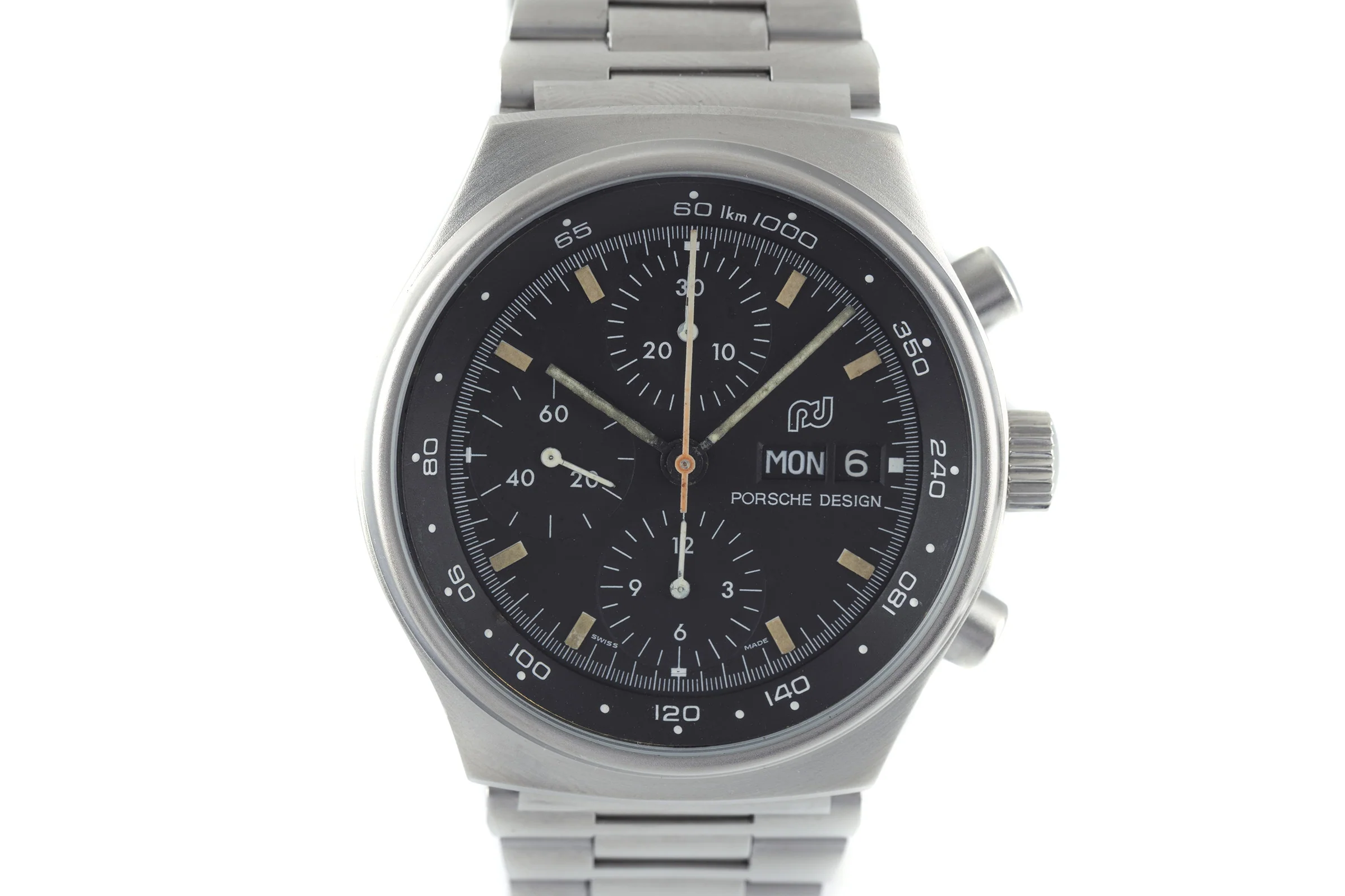 Porsche Design Orfina chronograph steel automatic men's watch 7176S  [2105927] - Image 4