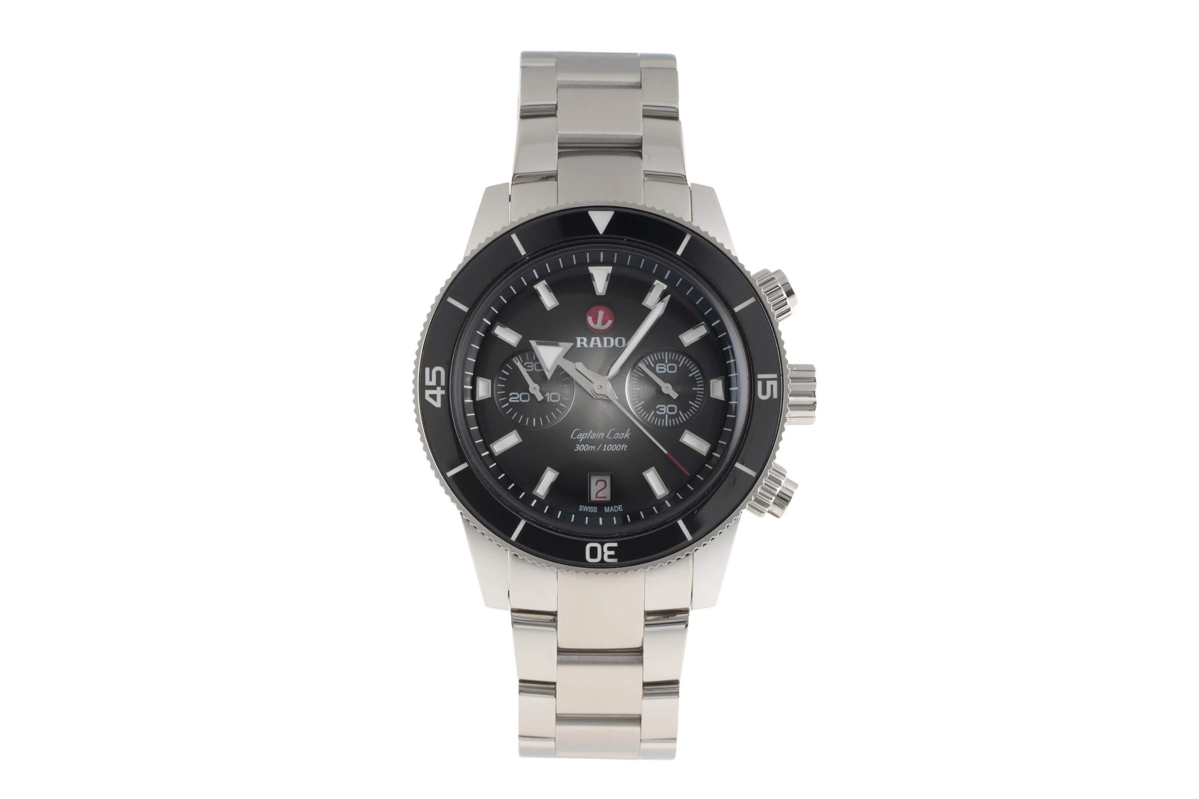 Rado Captain Cook chronograph steel automatic men's watch R32145158   801.6145.3 LP: 4450EUR  [2501693] - Image 5