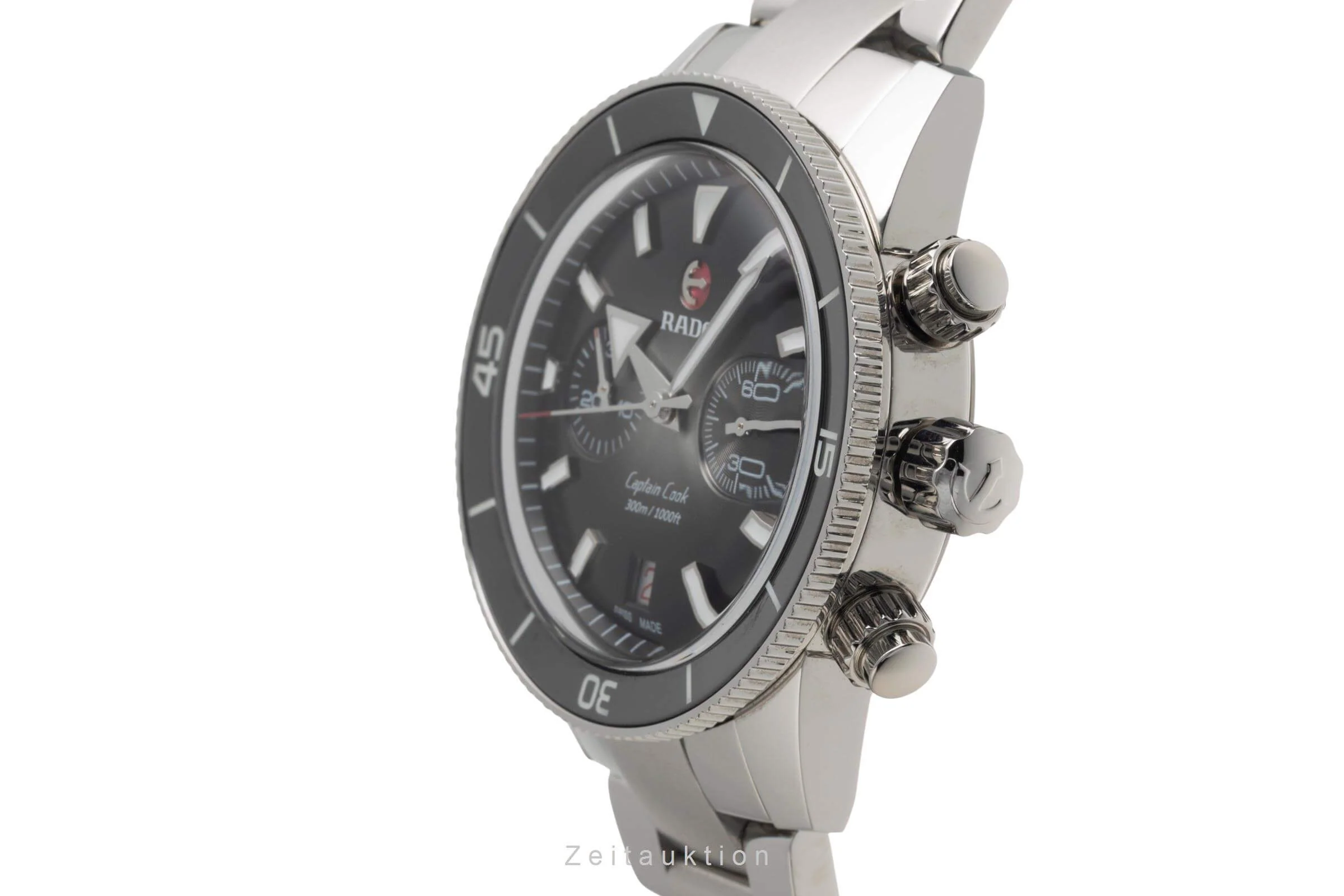 Rado Captain Cook chronograph steel automatic men's watch R32145158   801.6145.3 LP: 4450EUR  [2501693] - Image 7
