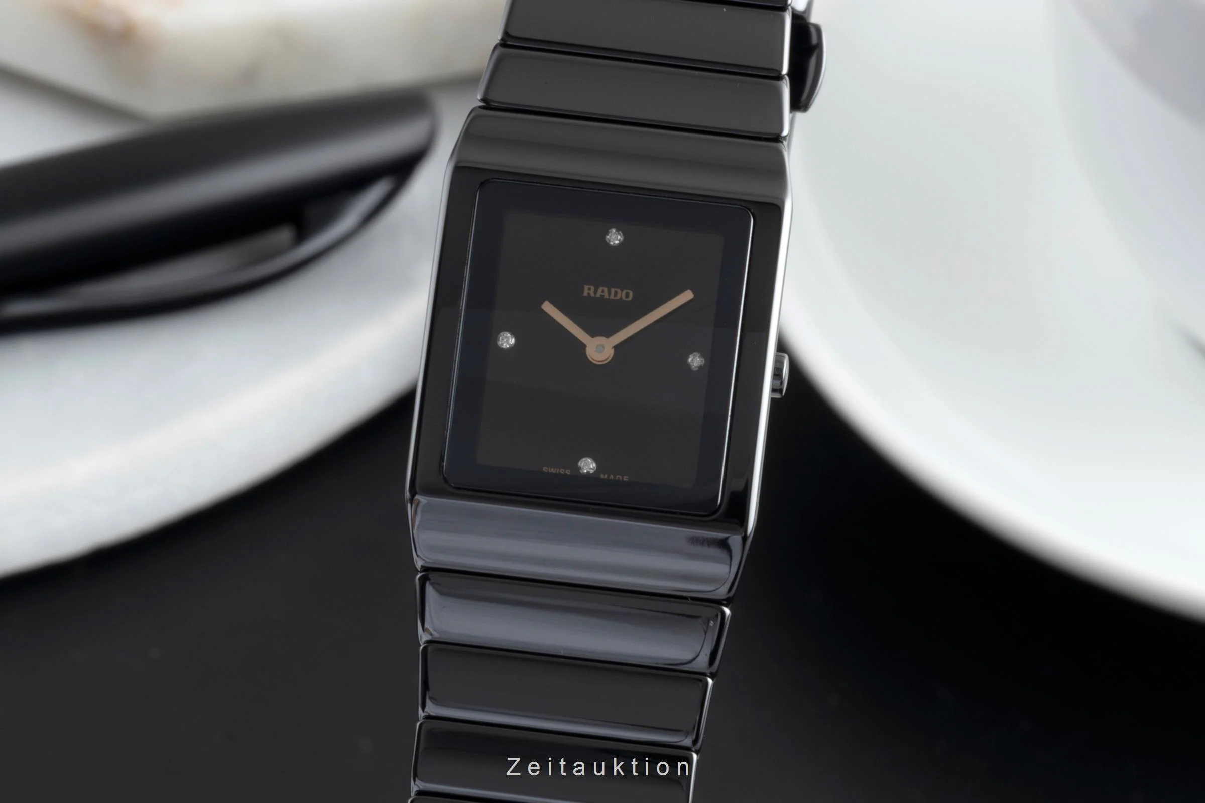 Rado Diastar Ceramica ceramic quartz women's watch R21702722  [2507245] - Image 2
