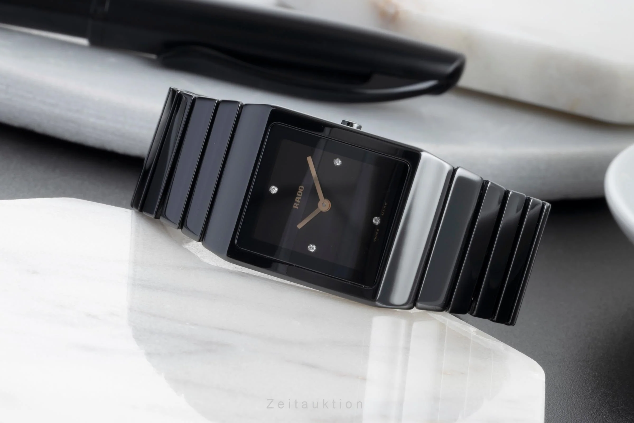 Rado Diastar Ceramica ceramic quartz women's watch R21702722  [2507245] - Image 3