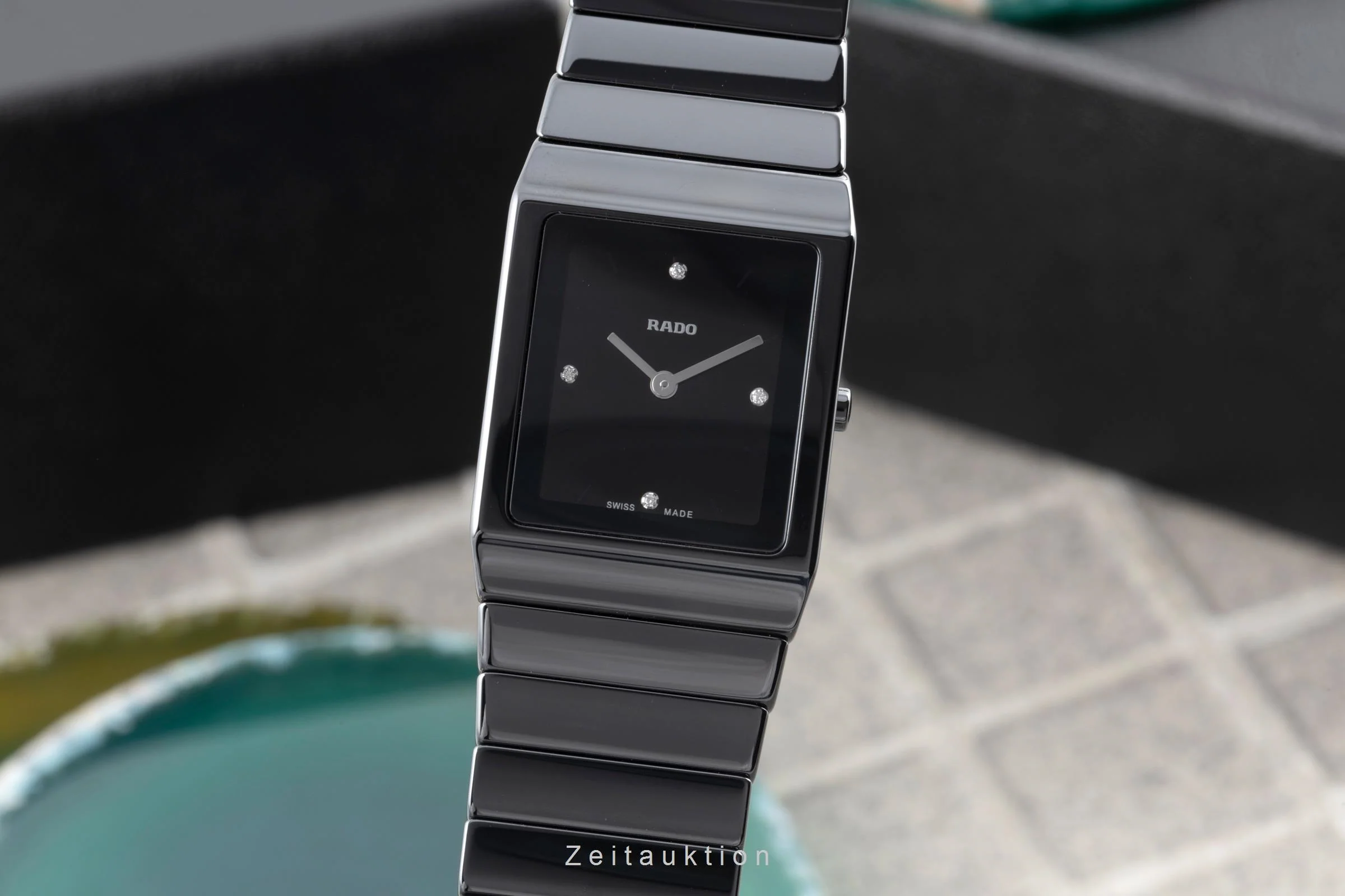 Rado Diastar Ceramica ceramic / titanium quartz women's watch R21702702  [2506886] - Image 2