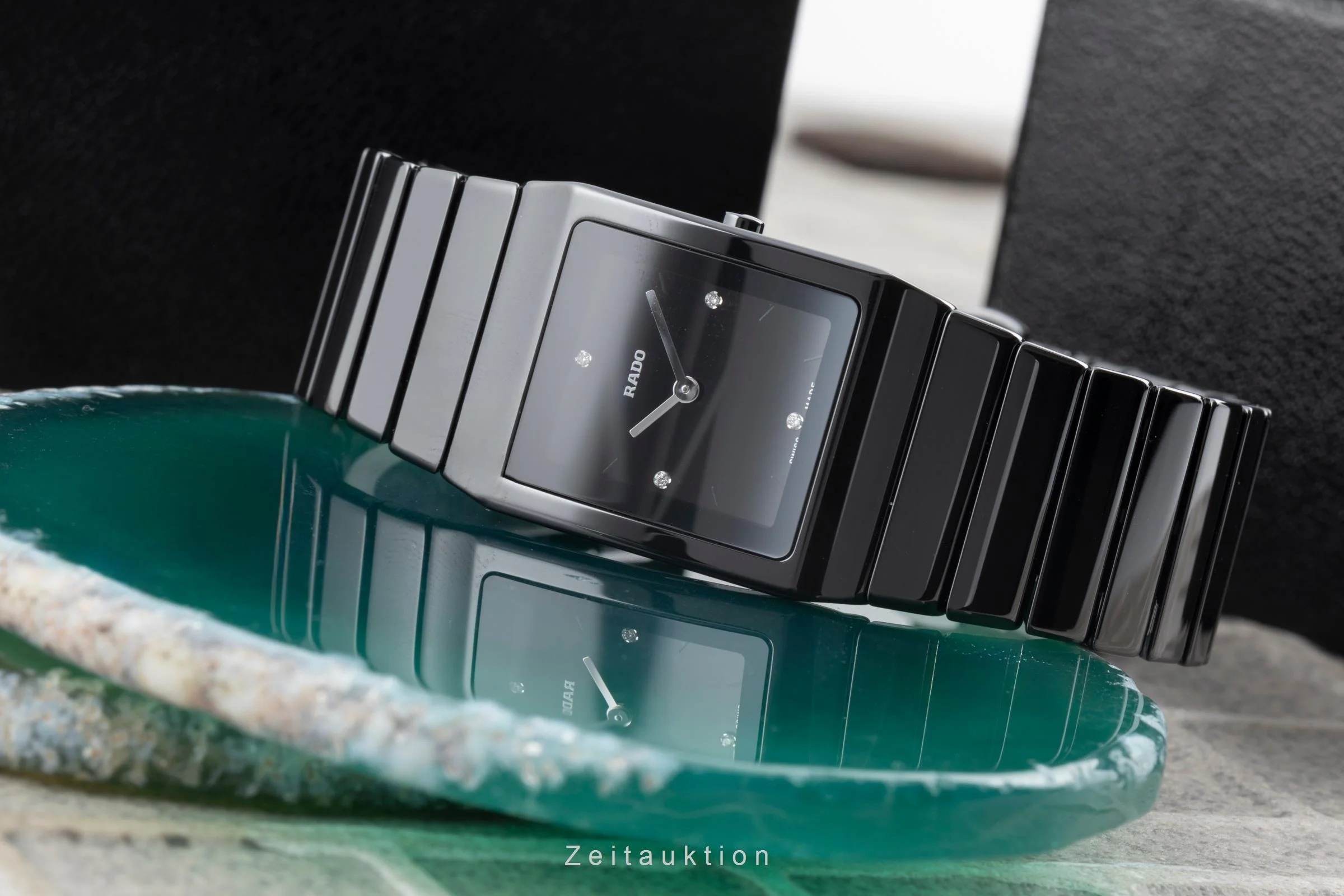 Rado Diastar Ceramica ceramic / titanium quartz women's watch R21702702  [2506886] - Image 3