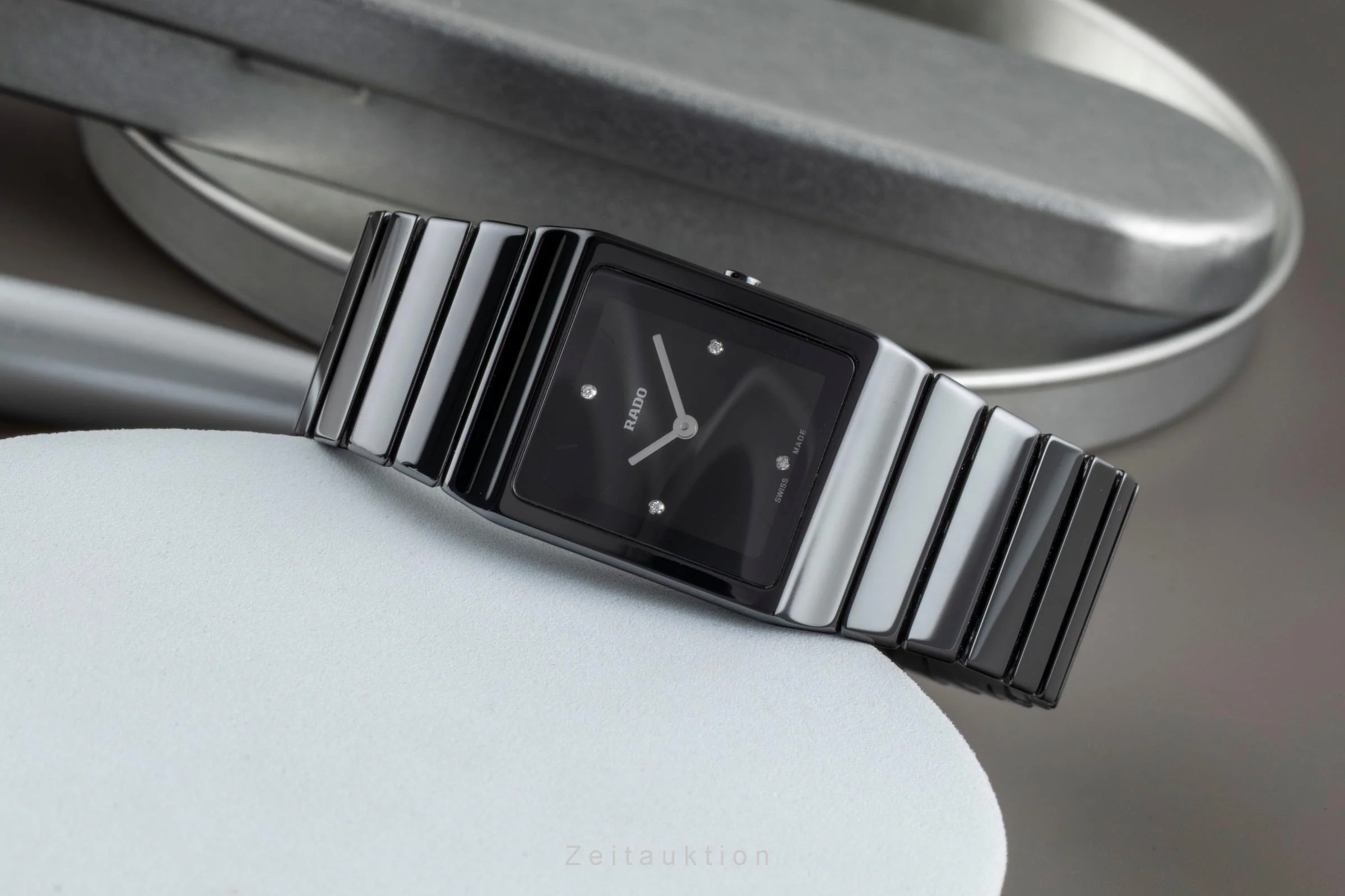 Rado Diastar Ceramica ceramic / titanium quartz women's watch R21702722  [2507288] - Image 3