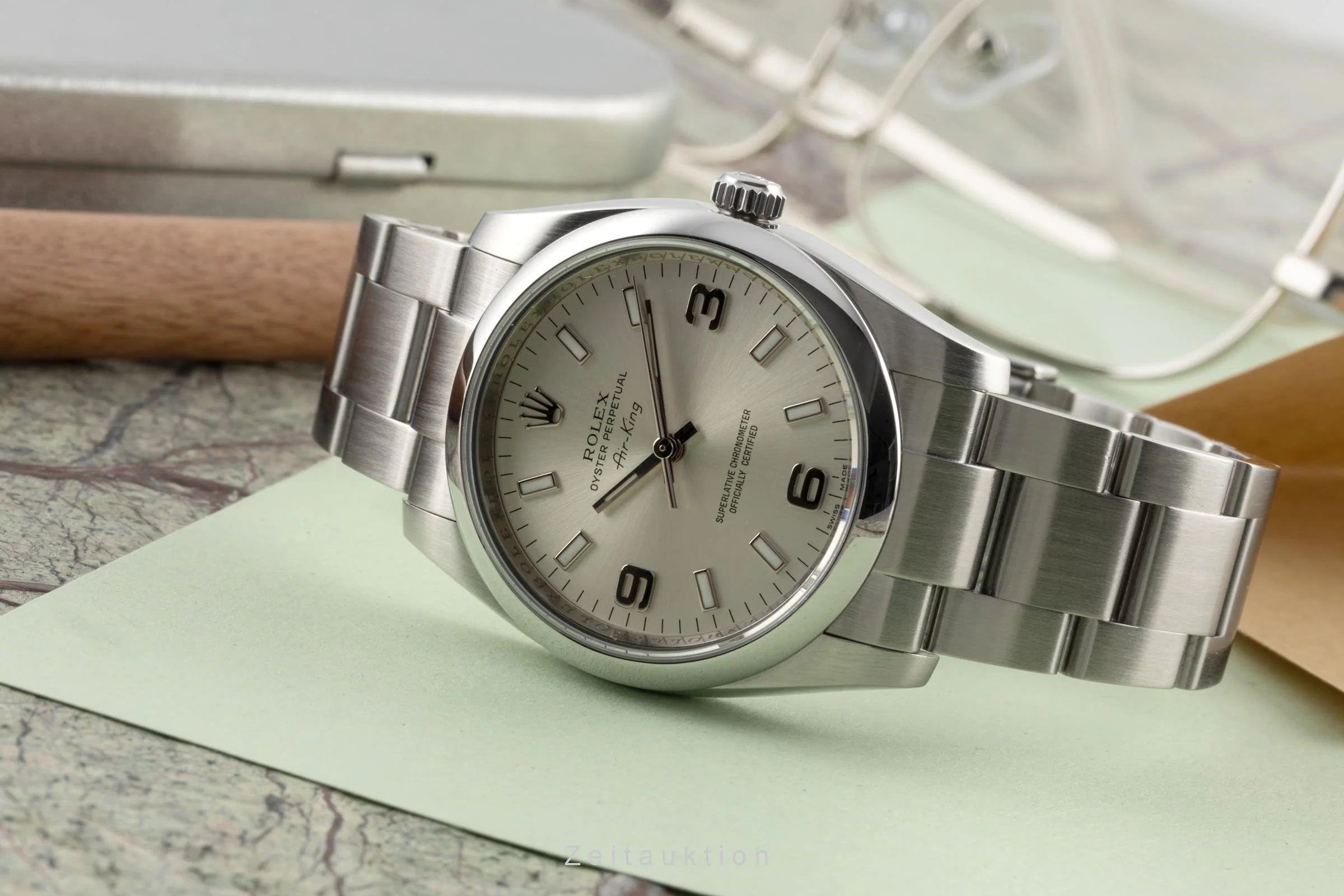 Rolex Air King steel automatic men's watch 114200  [2304265] - Image 2