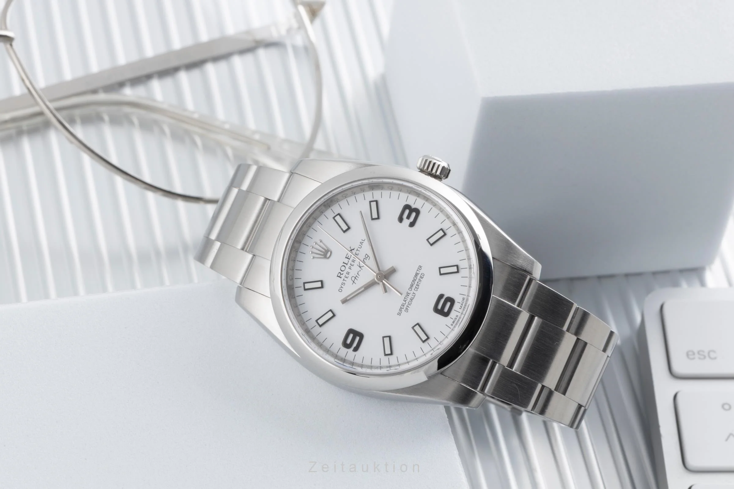 Rolex Air King steel automatic men's watch 114200  [2504810] - Image 3