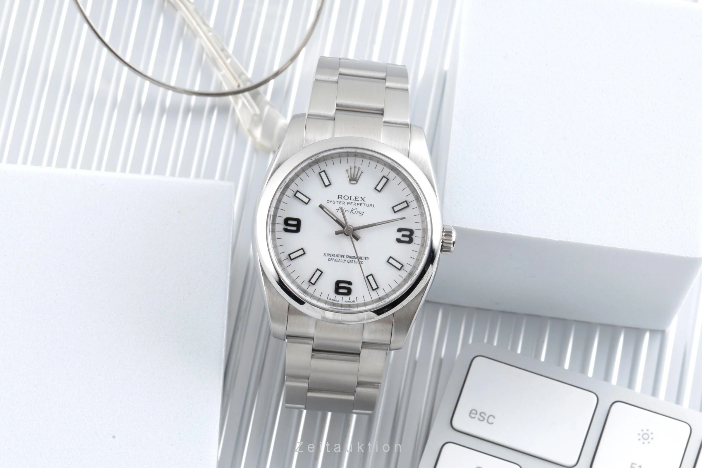 Rolex Air King steel automatic men's watch 114200  [2504810] - Image 4