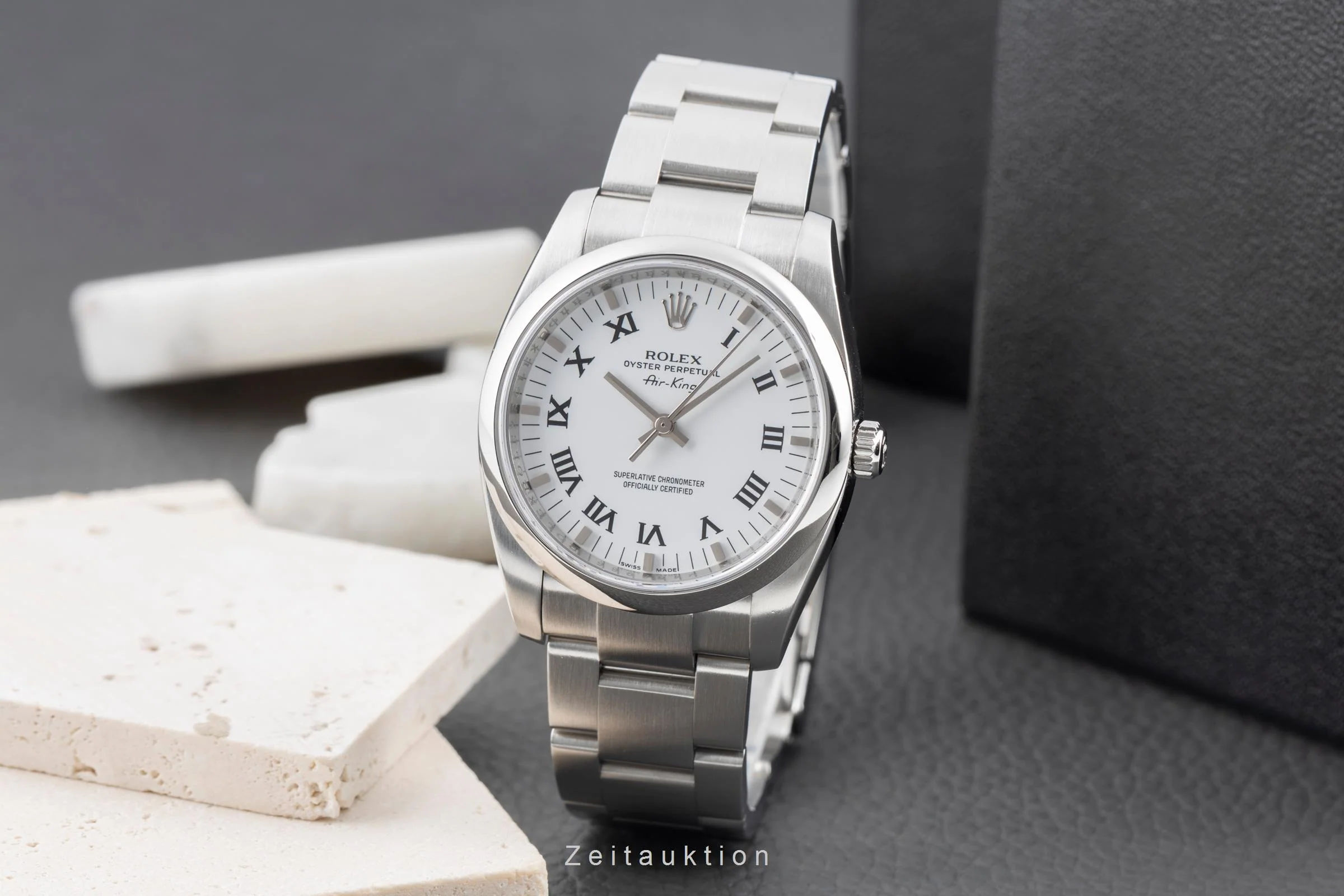 Rolex Air King steel automatic men's watch 114200  [2507183] - Image 4