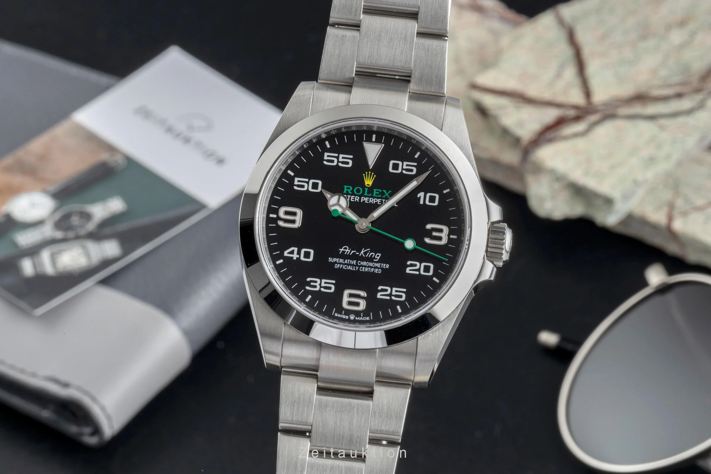 Rolex Air King steel automatic men's watch 126900  [2600277] - Image 2