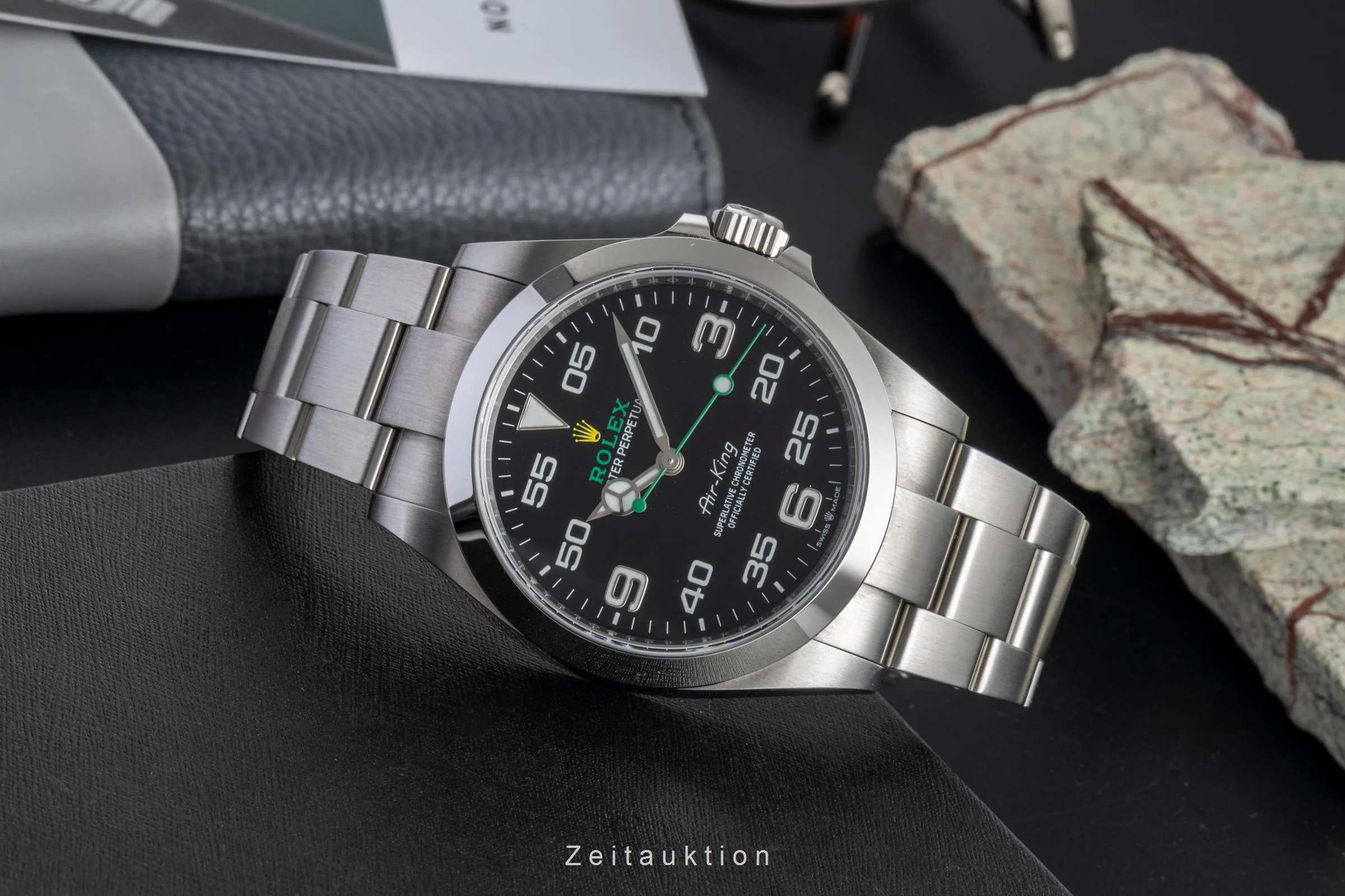 Rolex Air King steel automatic men's watch 126900  [2600277] - Image 3