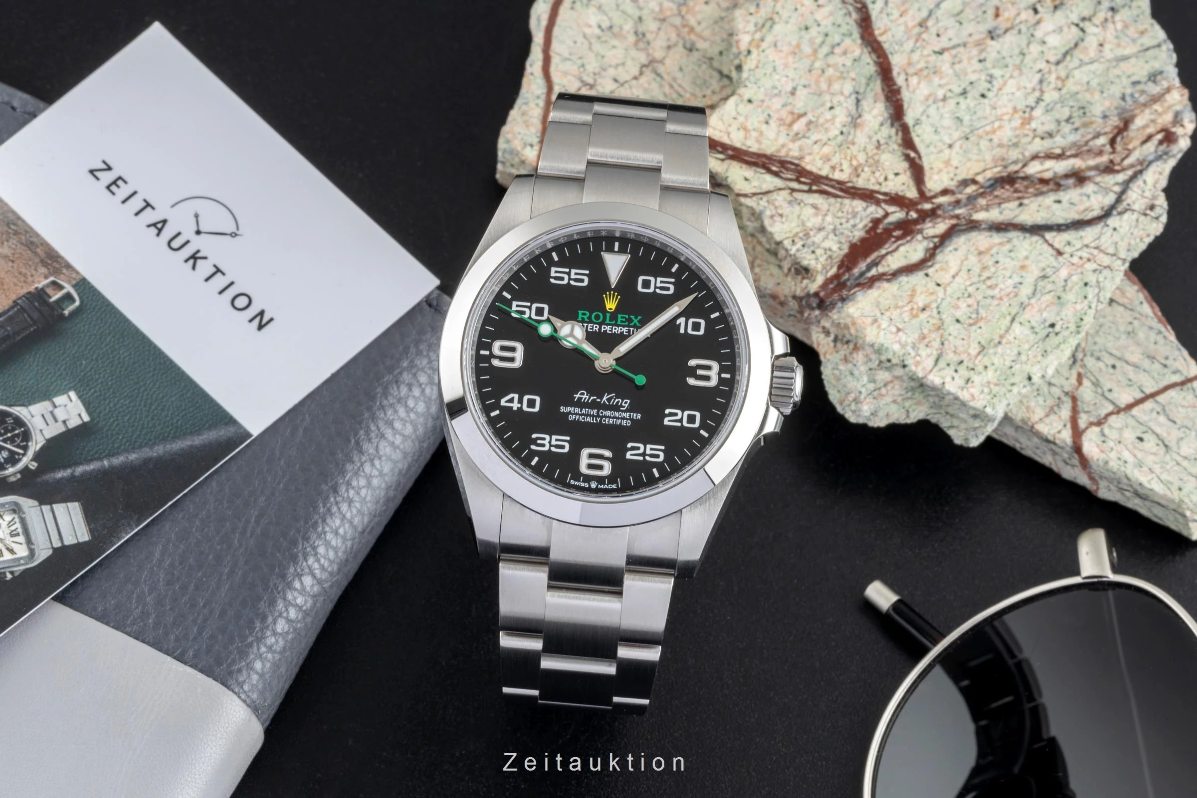 Rolex Air King steel automatic men's watch 126900  [2600277] - Image 4