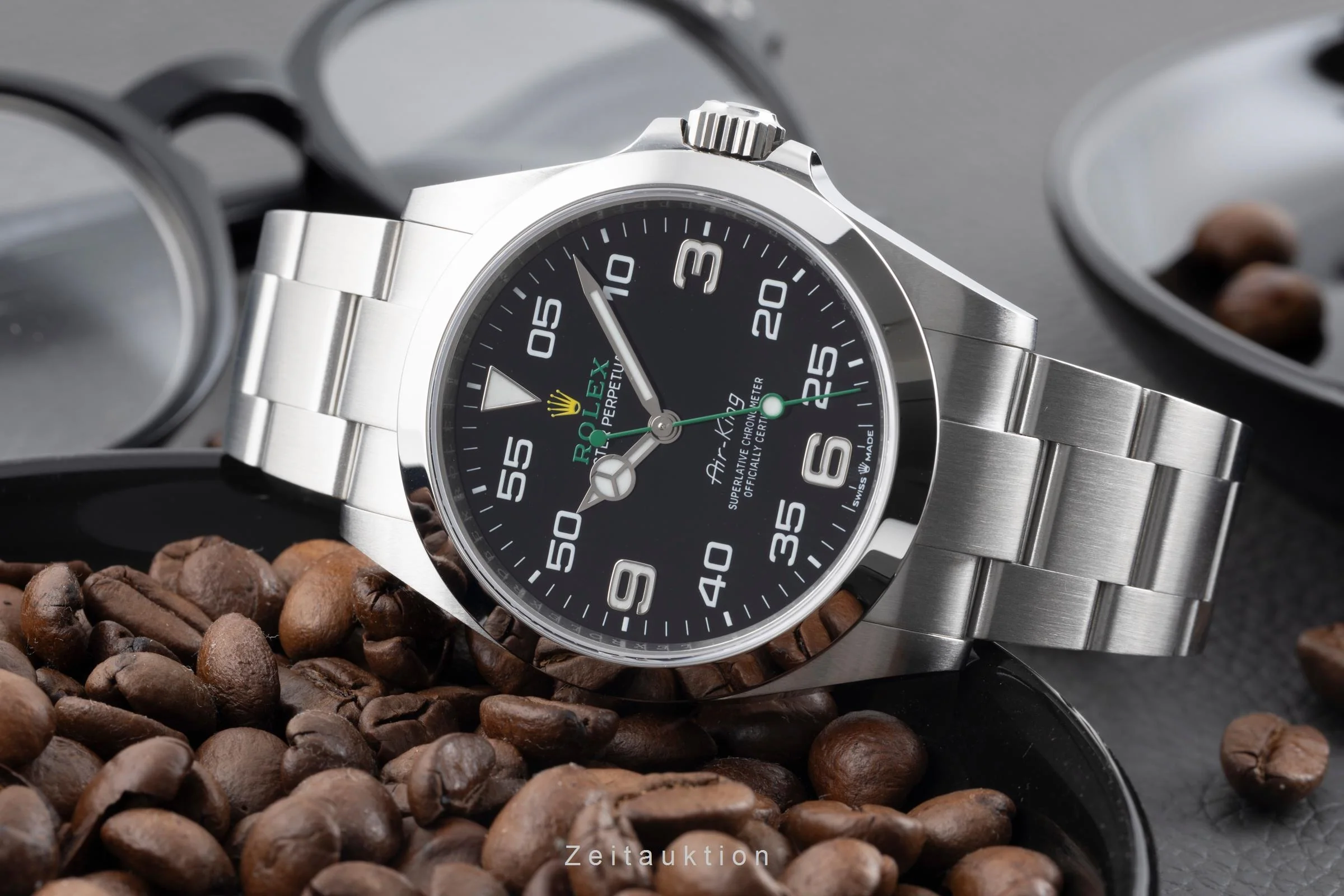 Rolex Air King steel automatic men's watch 126900  [2600389] - Image 3