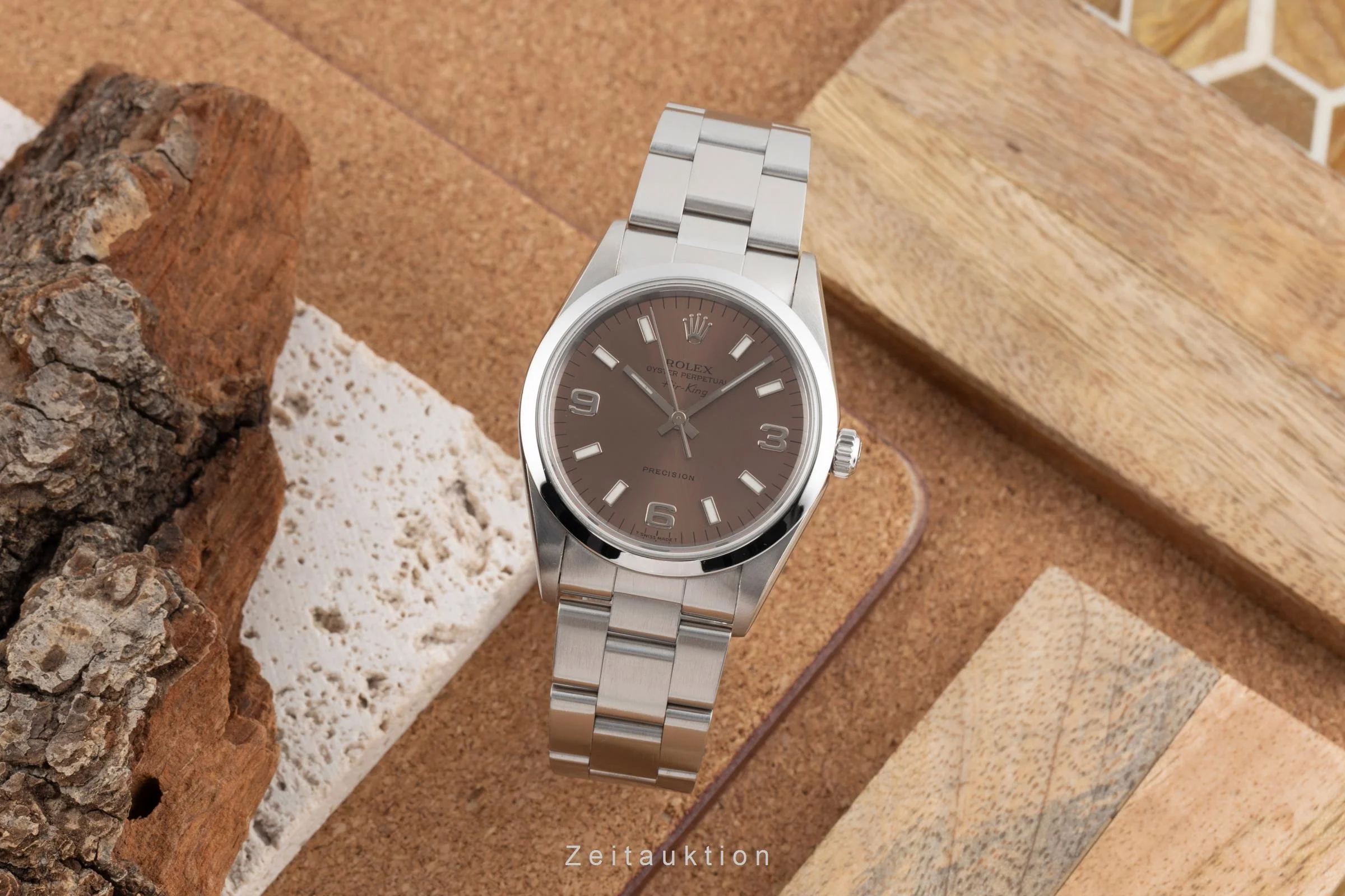 Rolex Air King steel automatic men's watch 14000  [2504296] - Image 4