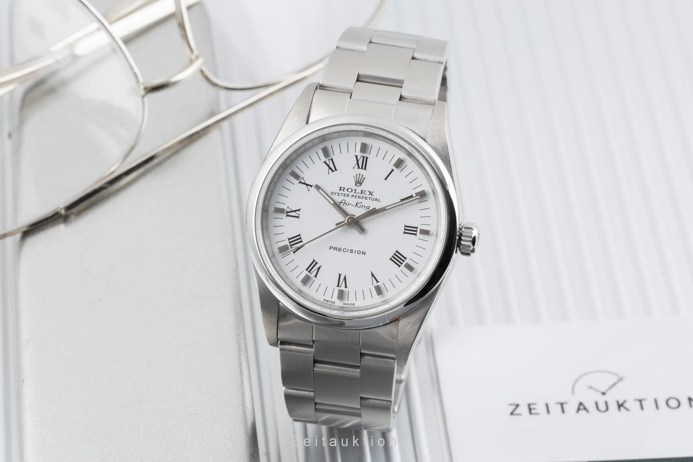 Rolex Air King steel automatic men's watch 14000  [2505056] - Image 4