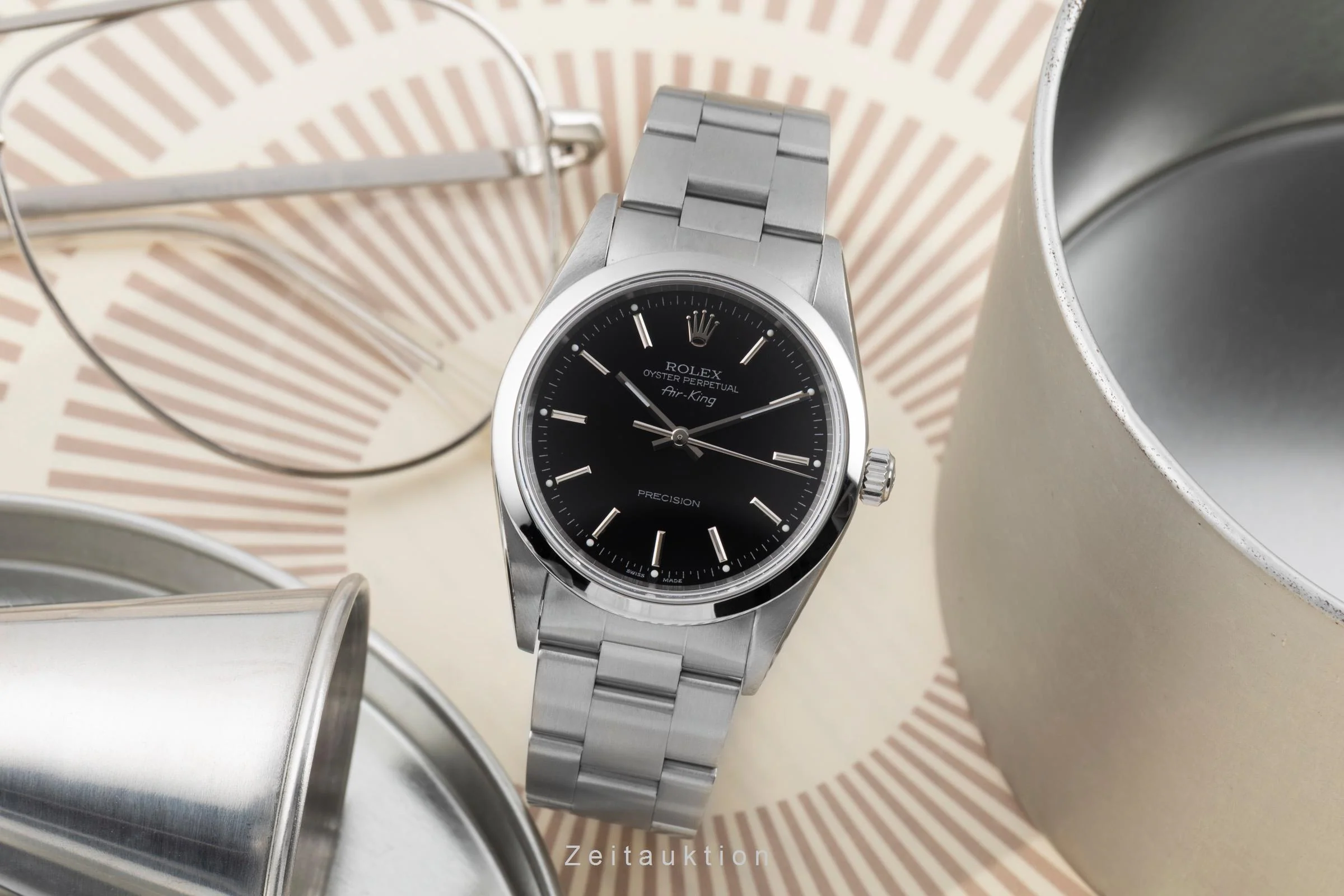 Rolex Air King steel automatic men's watch 14000   [2600492] - Image 4