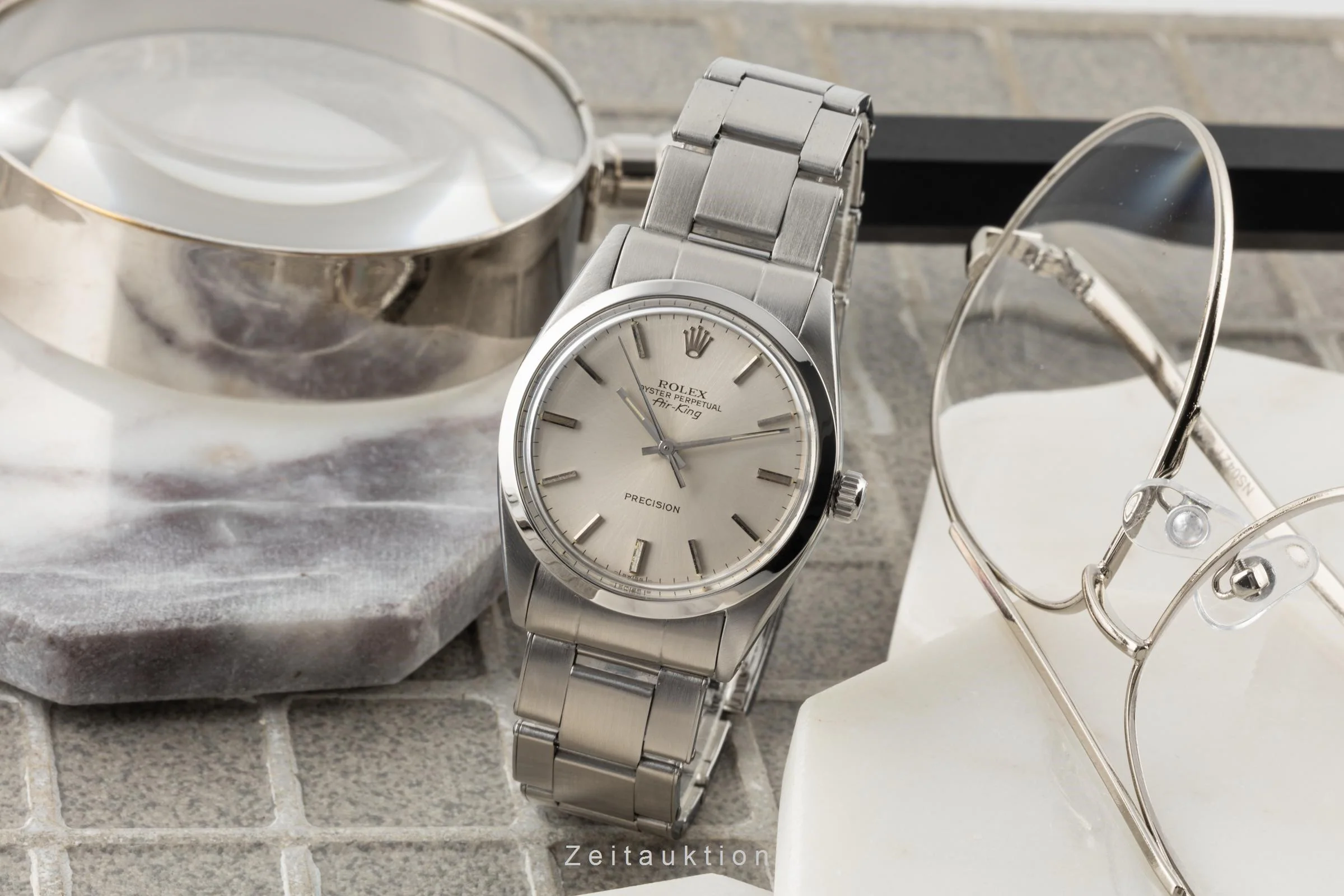 Rolex Air King steel automatic men's watch 5504  [2304380] - Image 3