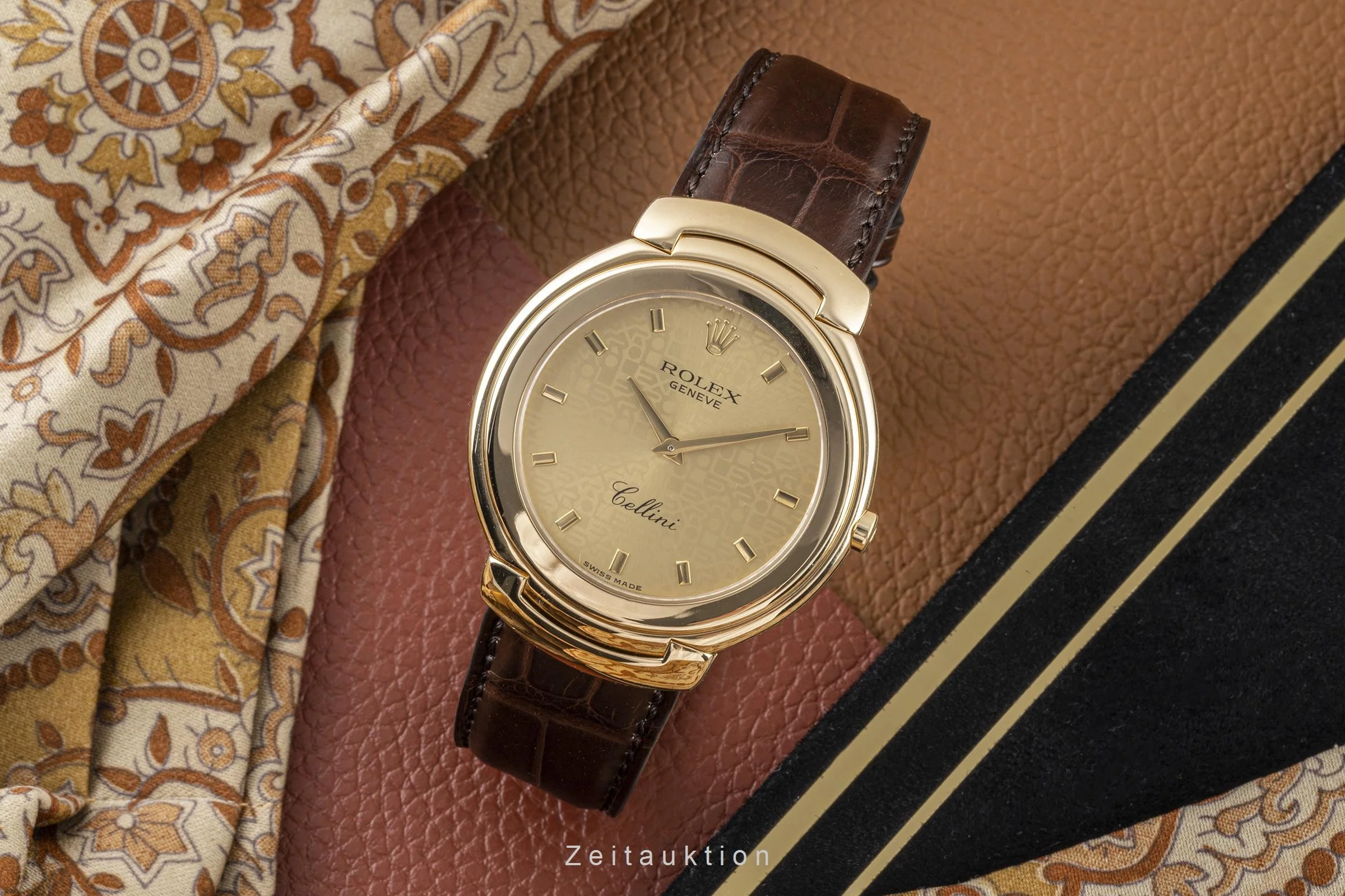 Rolex Cellini 18 ct gold quartz men's watch 6623  [2300701] - Image 3