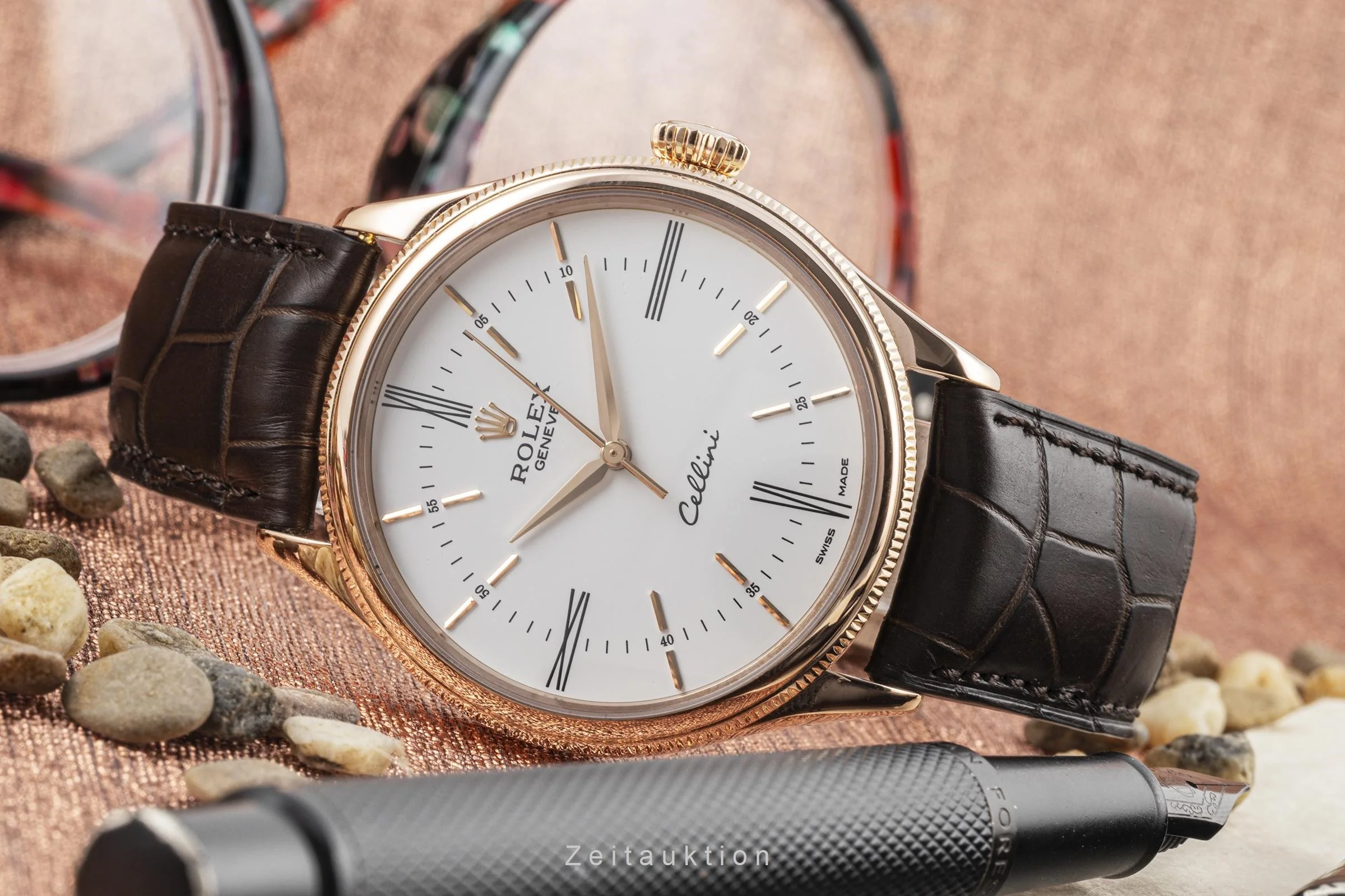Rolex Cellini 18 ct red gold automatic men's watch 50505  [2302301] - Image 2