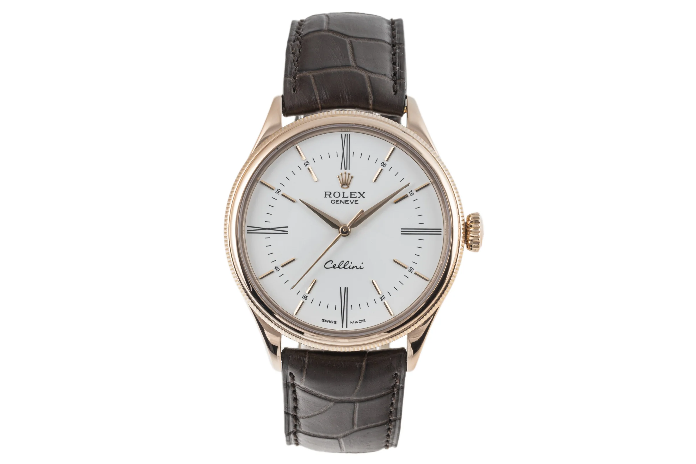 Rolex Cellini 18 ct red gold automatic men's watch 50505  [2302301] - Image 4