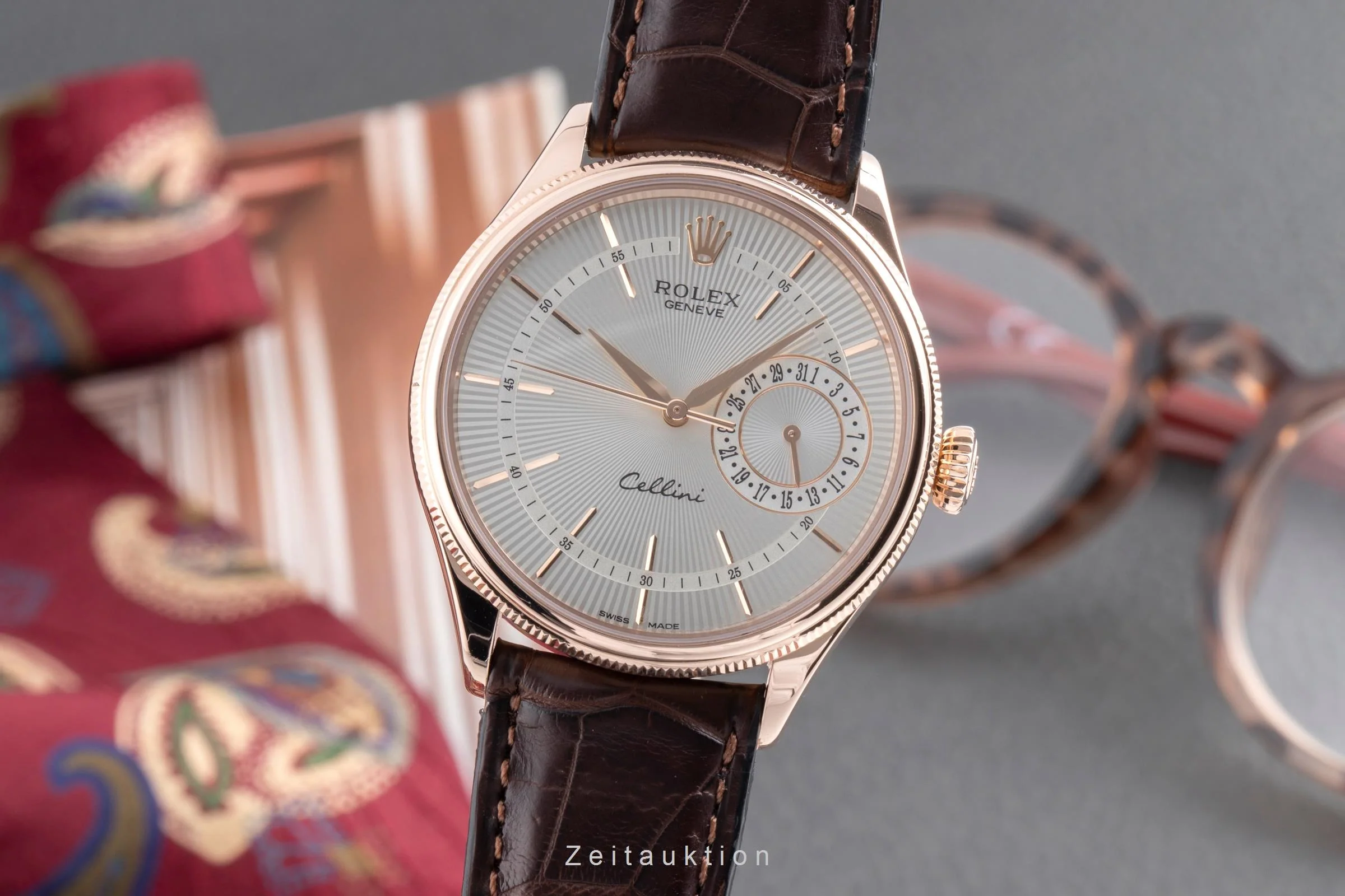 Rolex Cellini 18 ct red gold automatic men's watch 50515  [2503043] - Image 2
