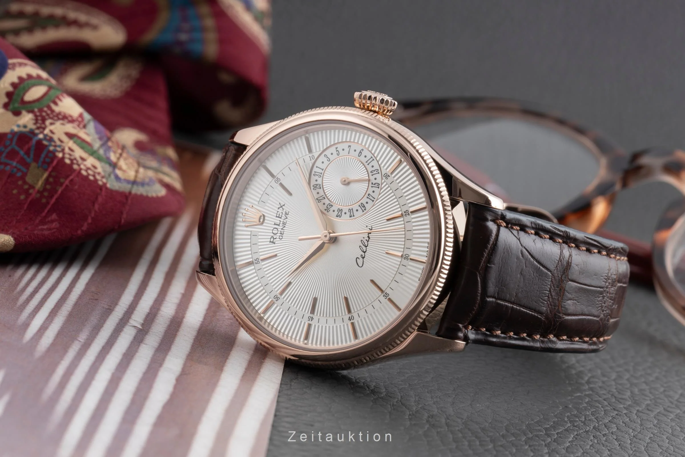 Rolex Cellini 18 ct red gold automatic men's watch 50515  [2503043] - Image 3