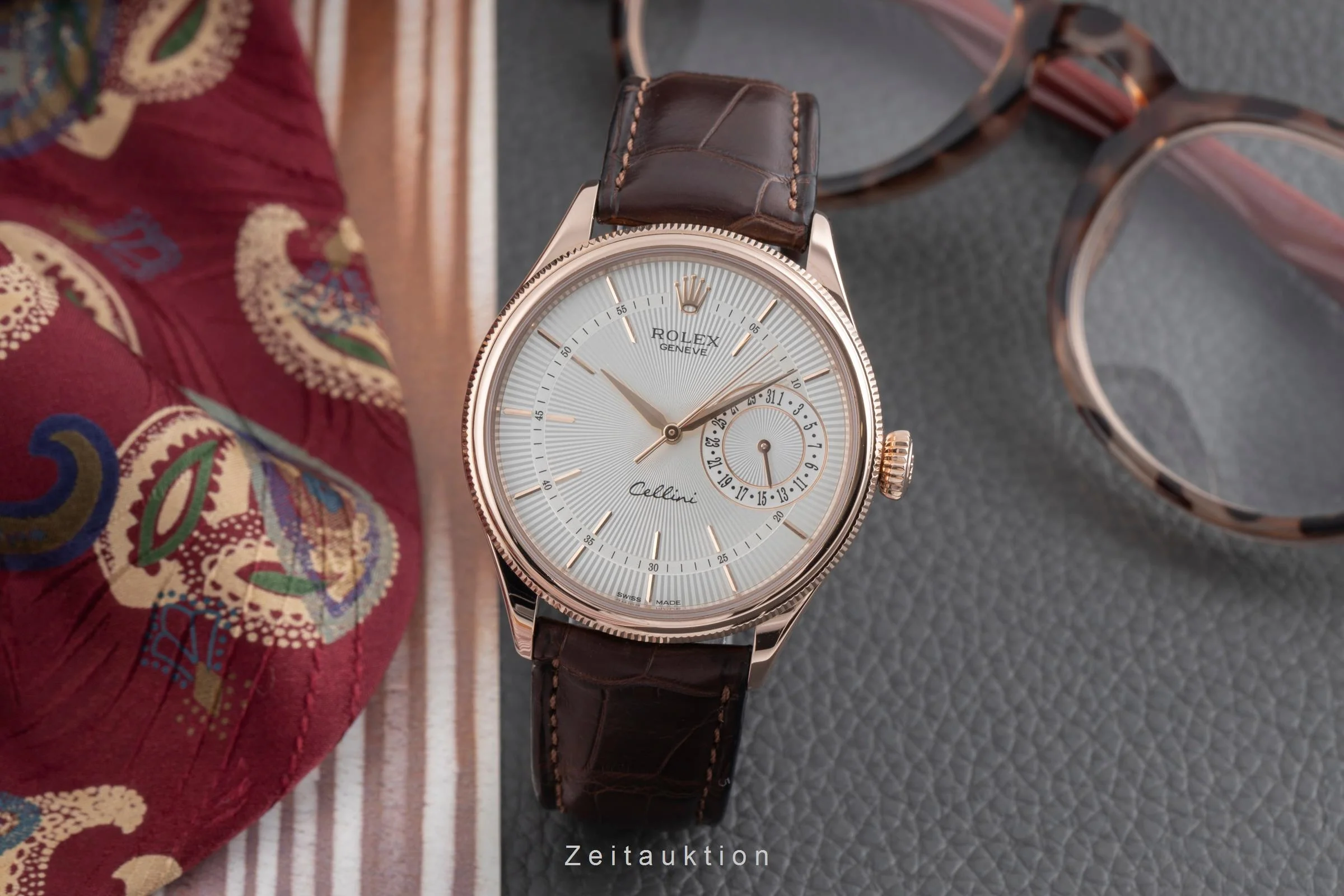 Rolex Cellini 18 ct red gold automatic men's watch 50515  [2503043] - Image 4