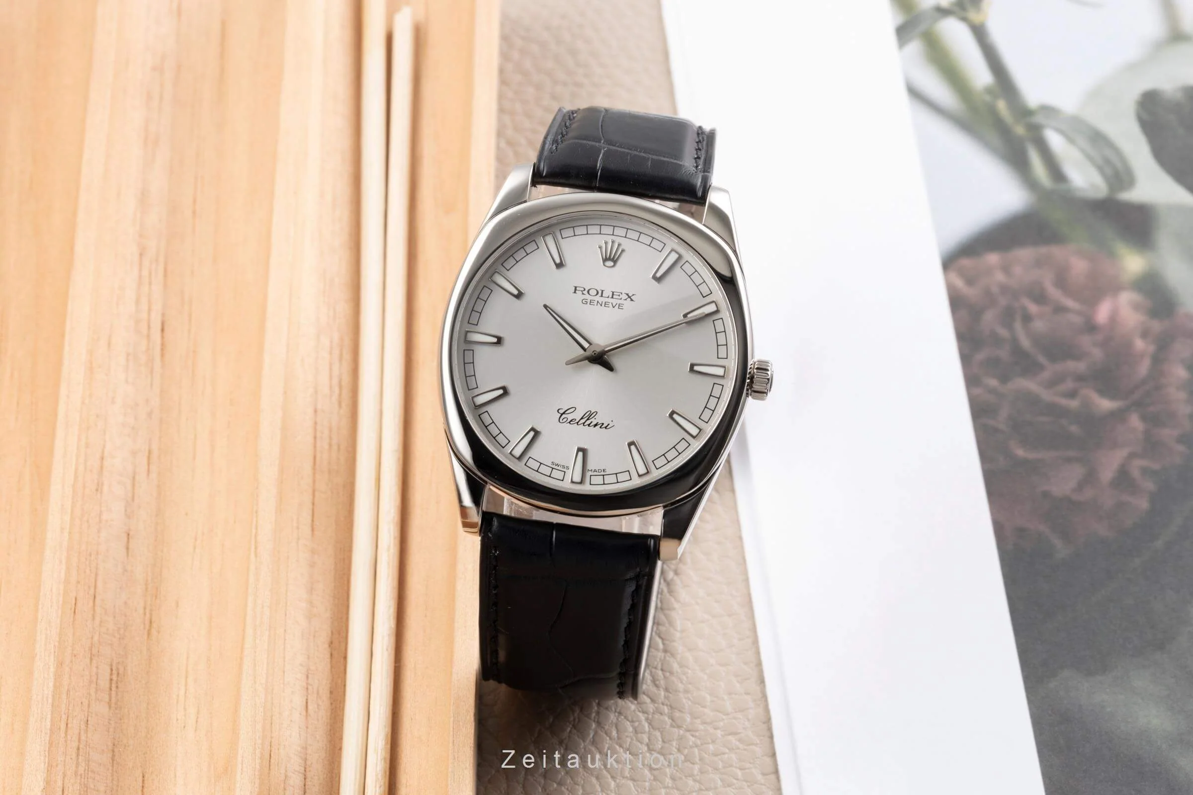 Rolex Cellini 18 ct white gold manual winding men's watch 4243/9  [2501381] - Image 4