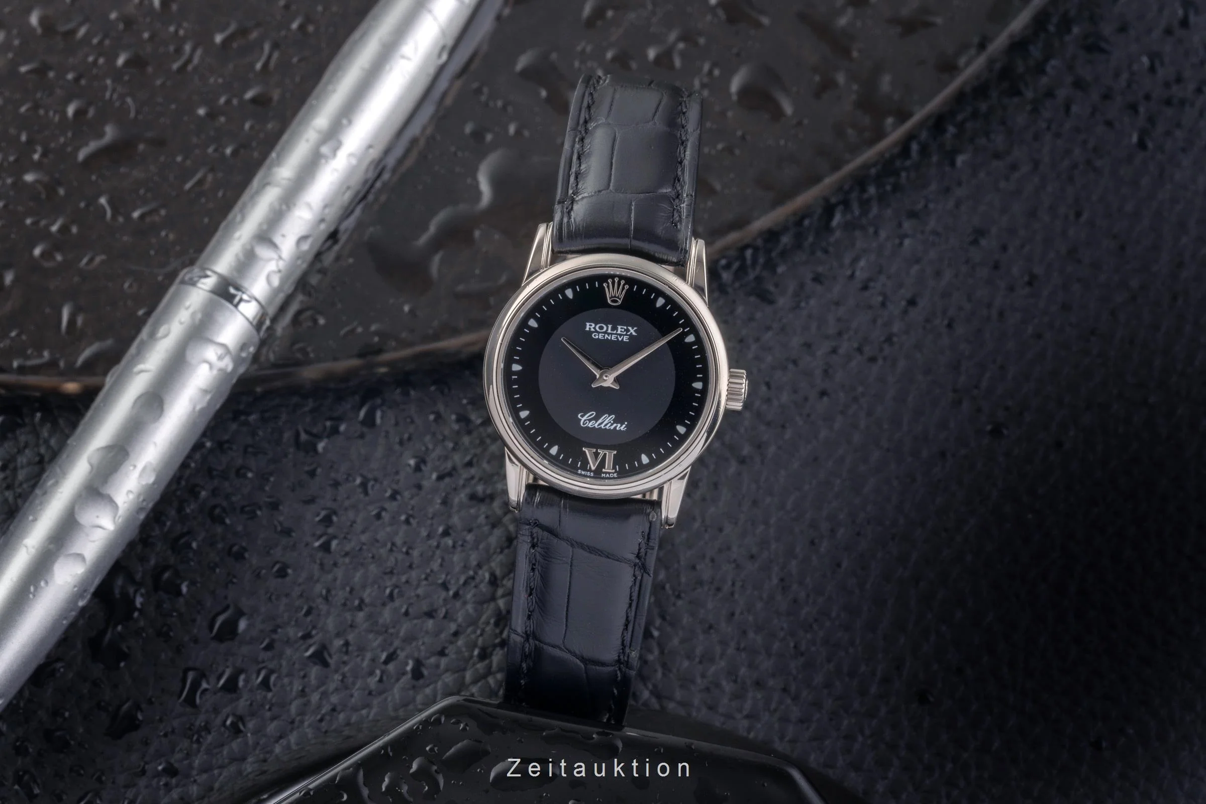 Rolex Cellini 18 ct white gold quartz women's watch 6111/9  [2503201] - Image 4