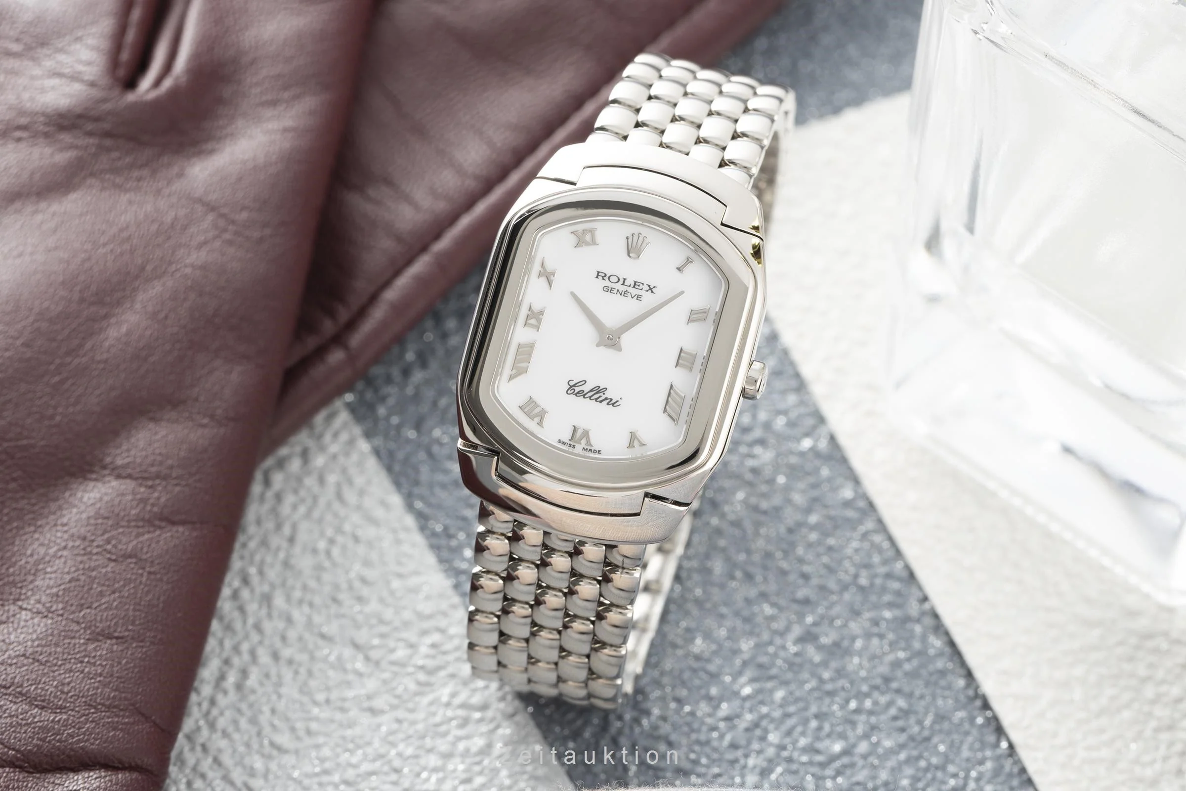 Rolex Cellini 18 ct white gold quartz women's watch 6631 LP: 13550EUR  [2102626] - Image 3