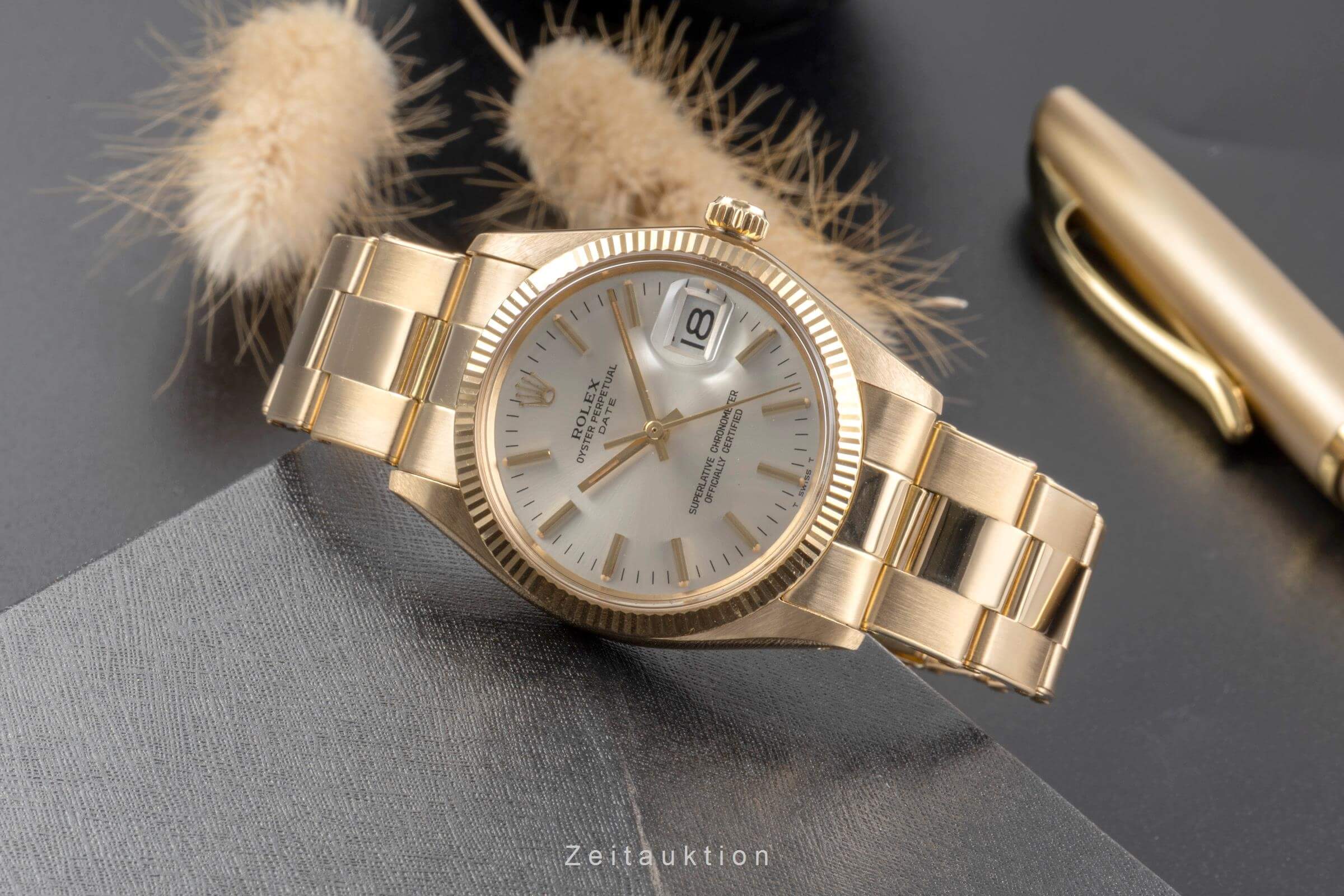 Rolex Date 18 ct gold automatic men's watch 1503 Vintage  [2502238] - Image 3