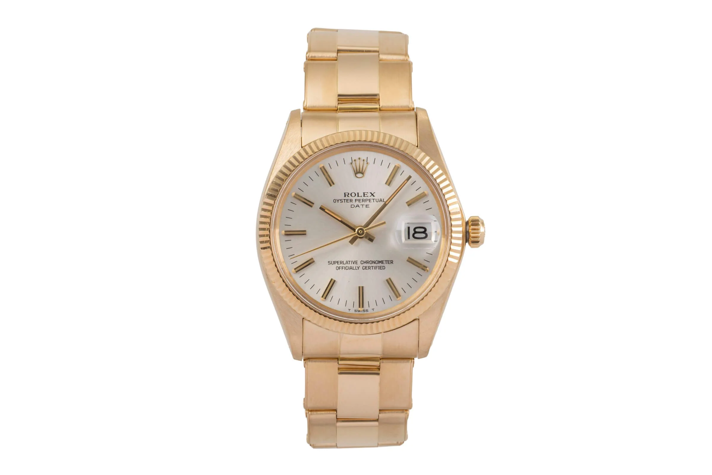 Rolex Date 18 ct gold automatic men's watch 1503 Vintage  [2502238] - Image 5