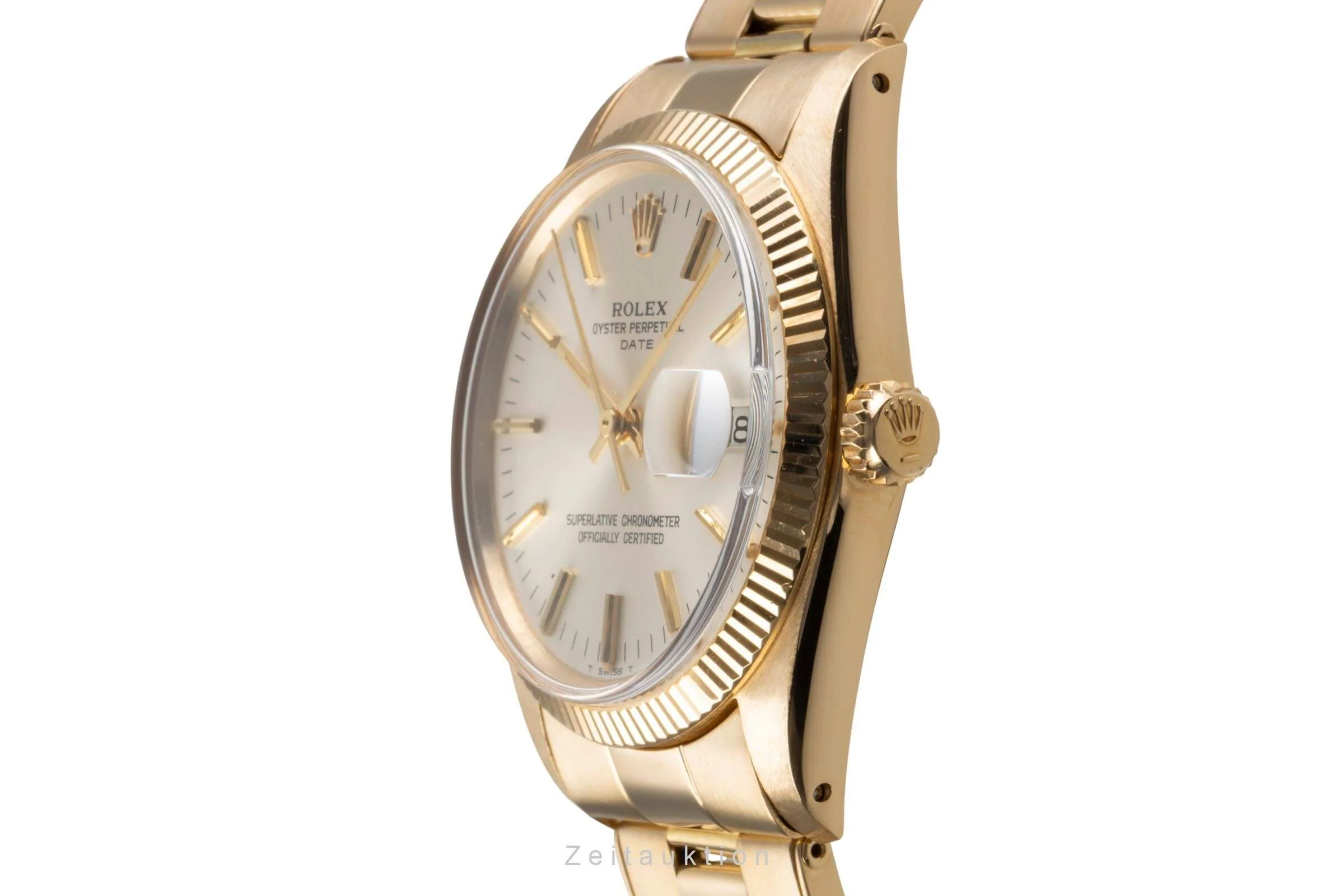 Rolex Date 18 ct gold automatic men's watch 1503 Vintage  [2502238] - Image 7