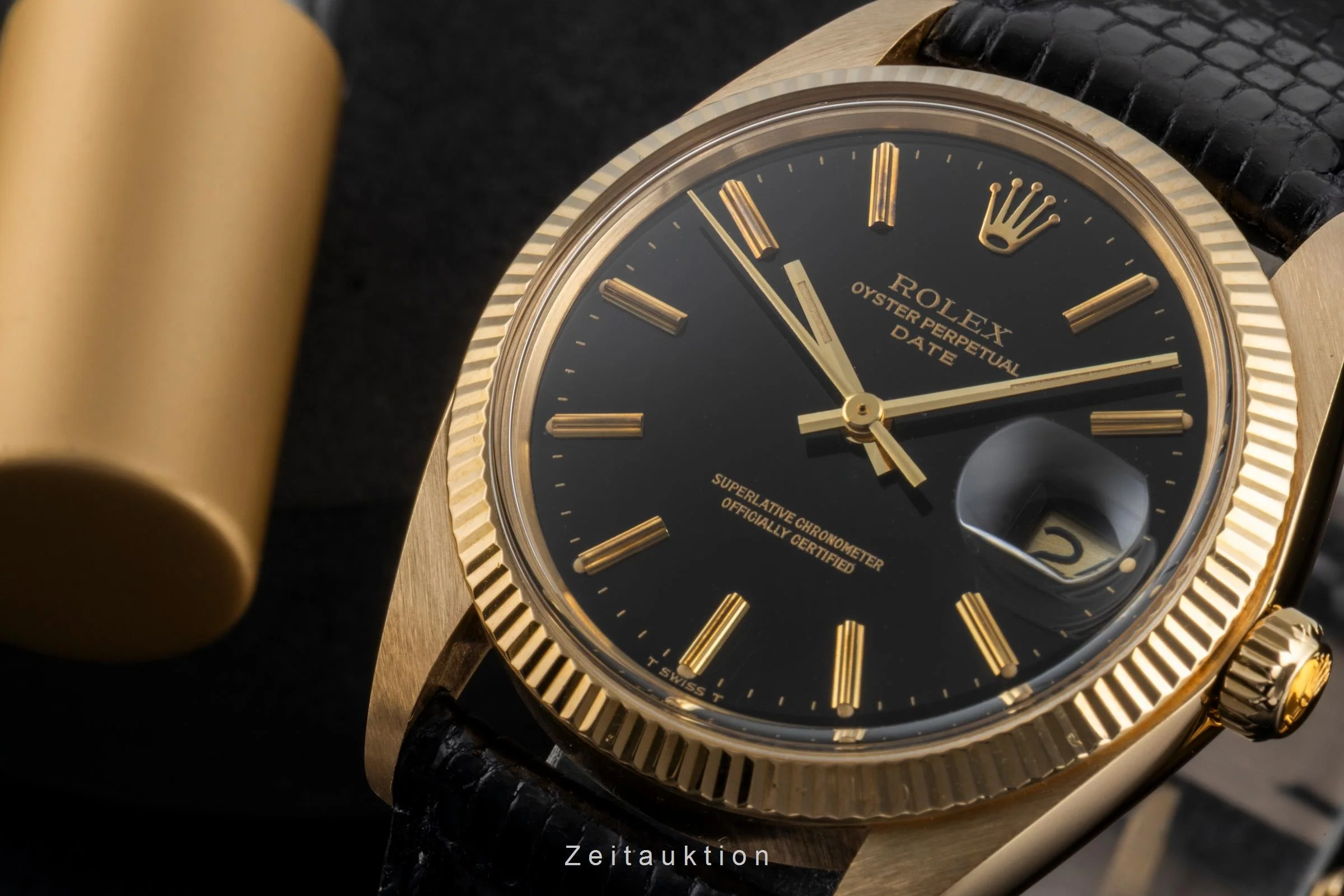 Rolex Date 18 ct gold automatic men's watch 1503 Vintage  [2504096] - Image 13