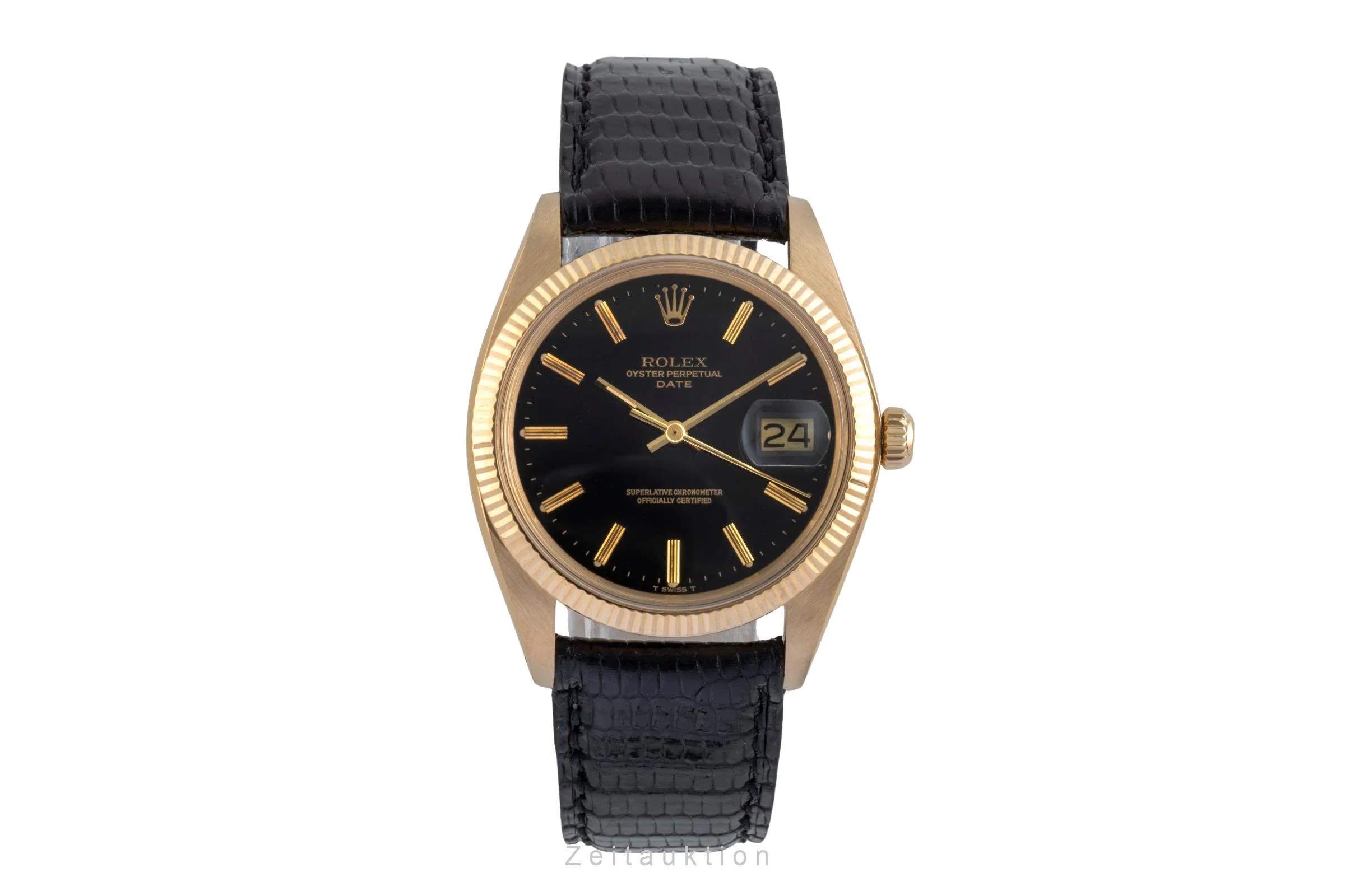 Rolex Date 18 ct gold automatic men's watch 1503 Vintage  [2504096] - Image 5