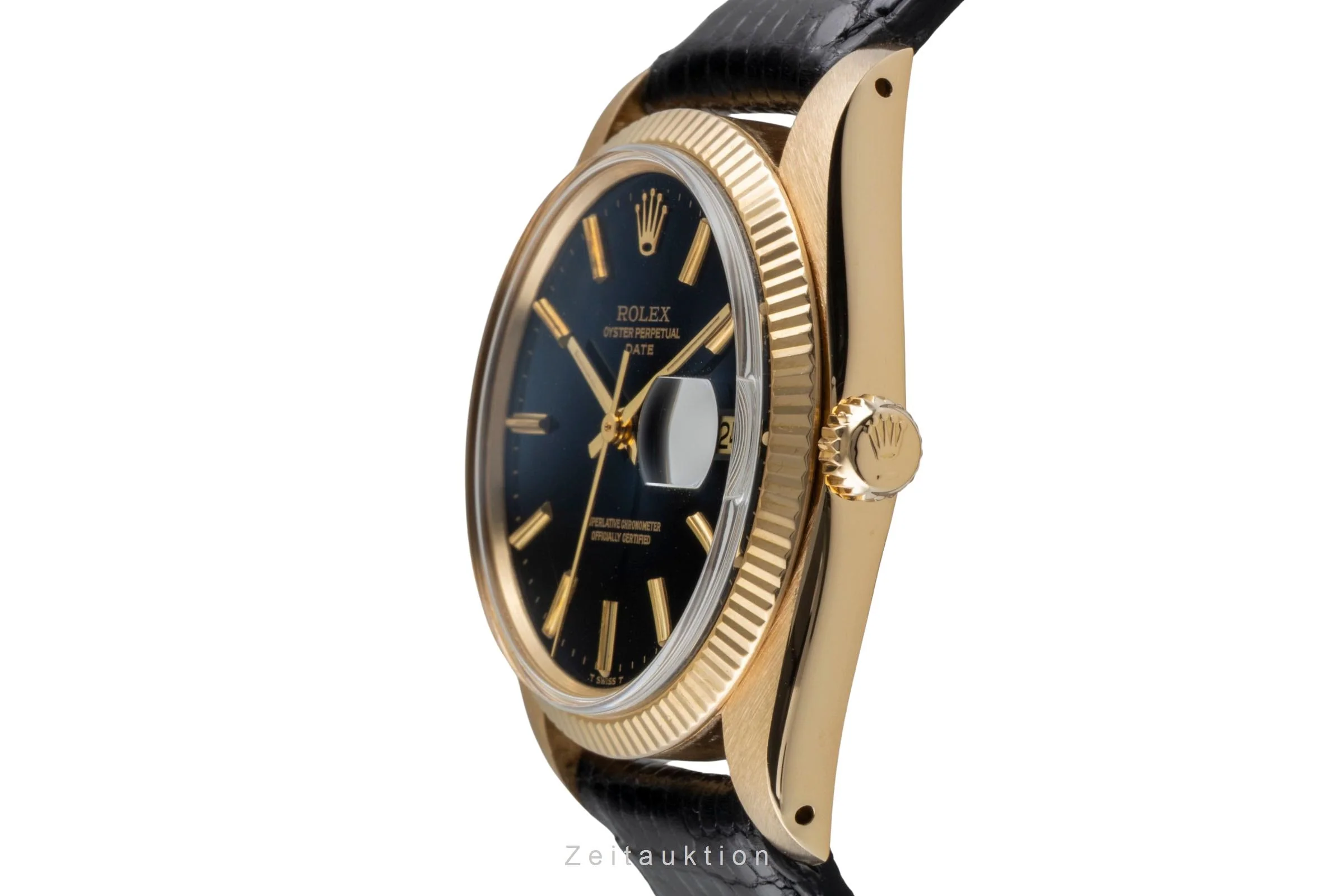 Rolex Date 18 ct gold automatic men's watch 1503 Vintage  [2504096] - Image 7
