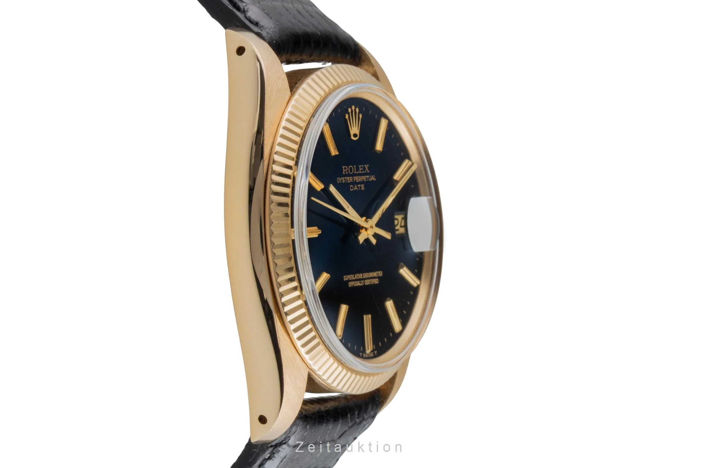 Rolex Date 18 ct gold automatic men's watch 1503 Vintage  [2504096] - Image 8