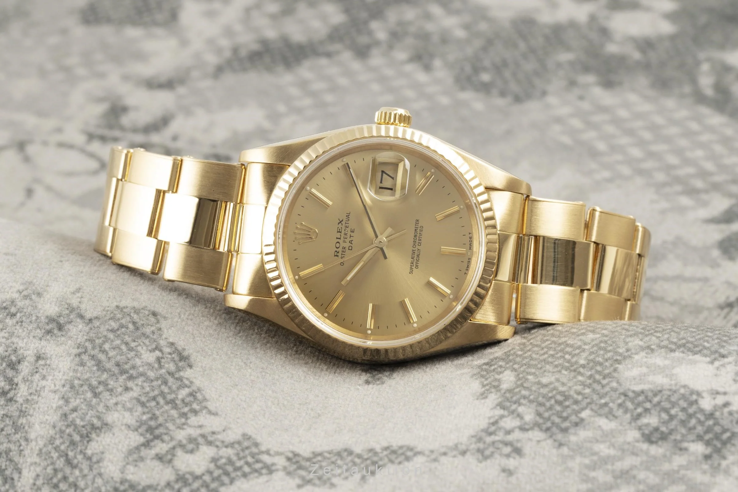 Rolex Date 18 ct gold automatic men's watch 15238  [2103279] - Image 2