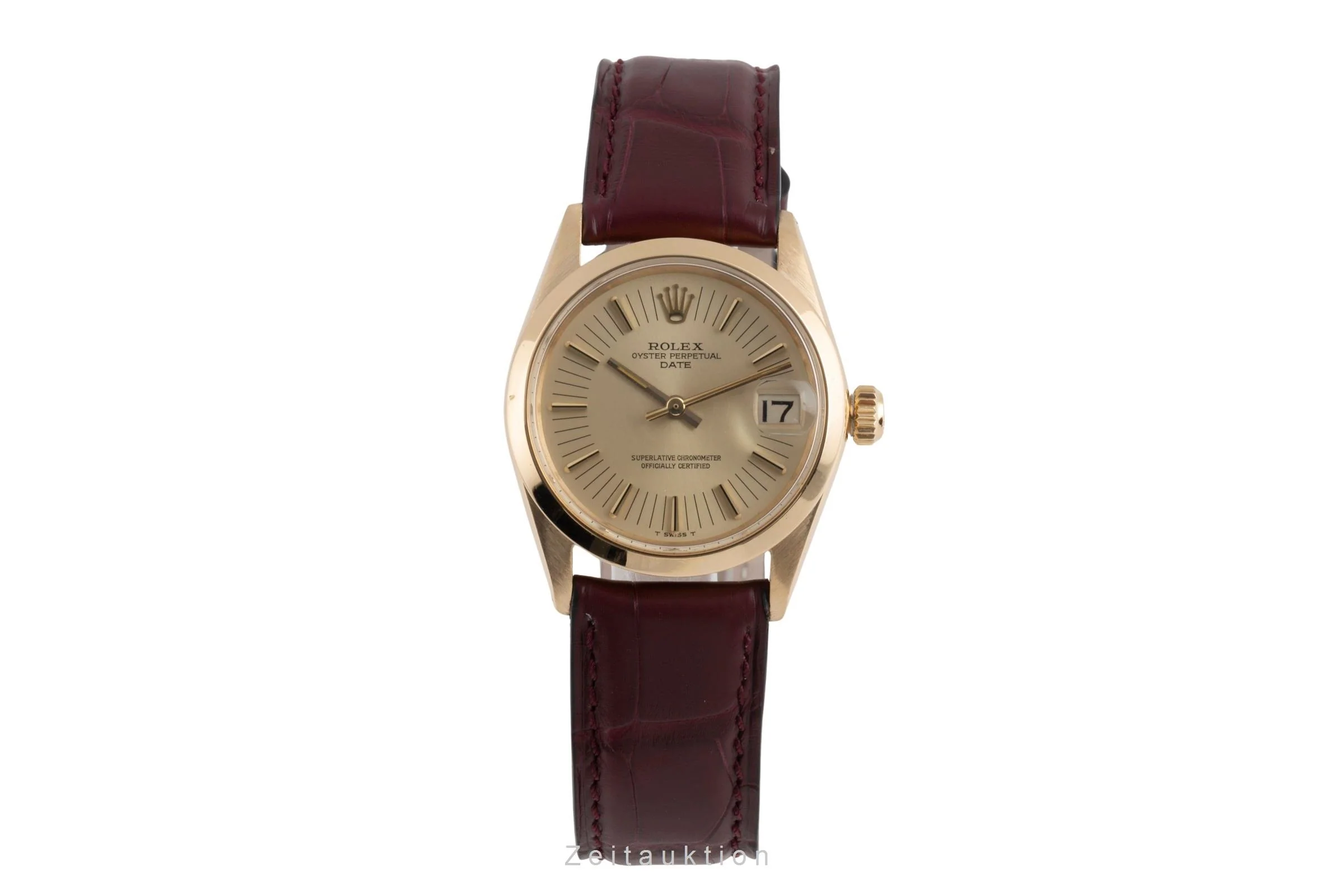 Rolex Date 18 ct gold automatic women's watch 6624 Vintage  [2501767] - Image 5
