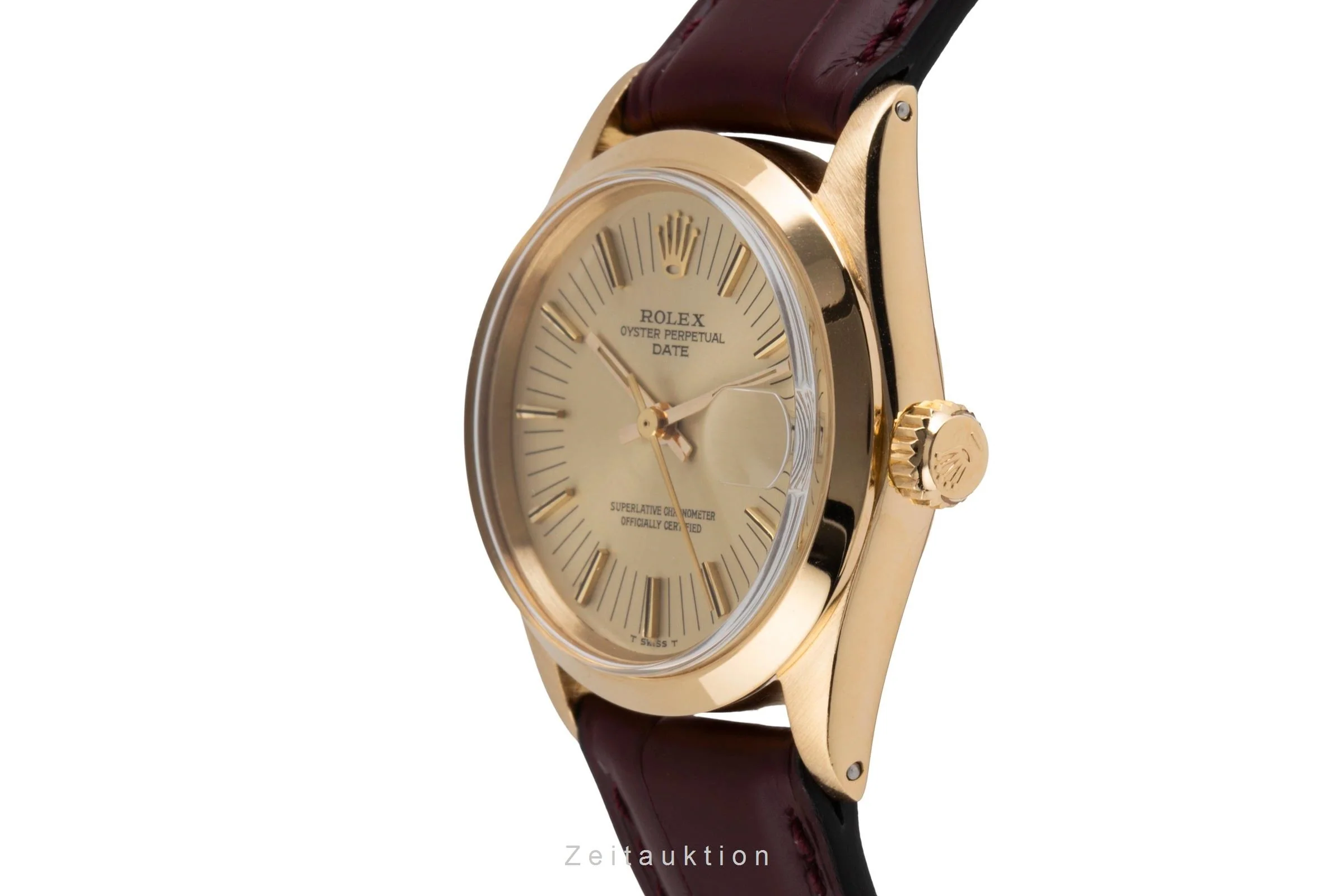 Rolex Date 18 ct gold automatic women's watch 6624 Vintage  [2501767] - Image 7
