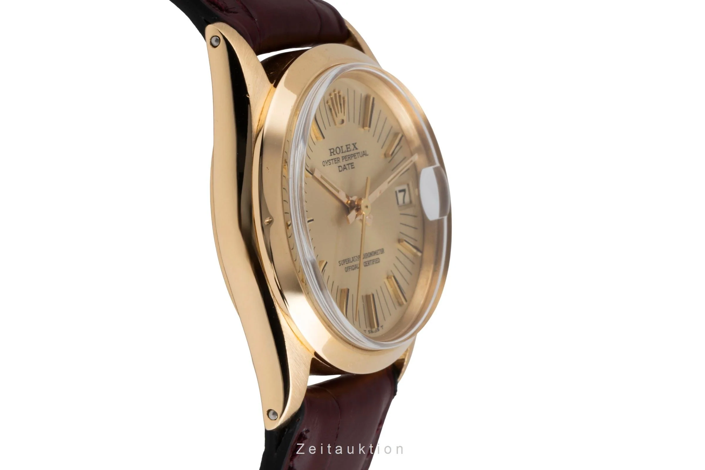 Rolex Date 18 ct gold automatic women's watch 6624 Vintage  [2501767] - Image 8