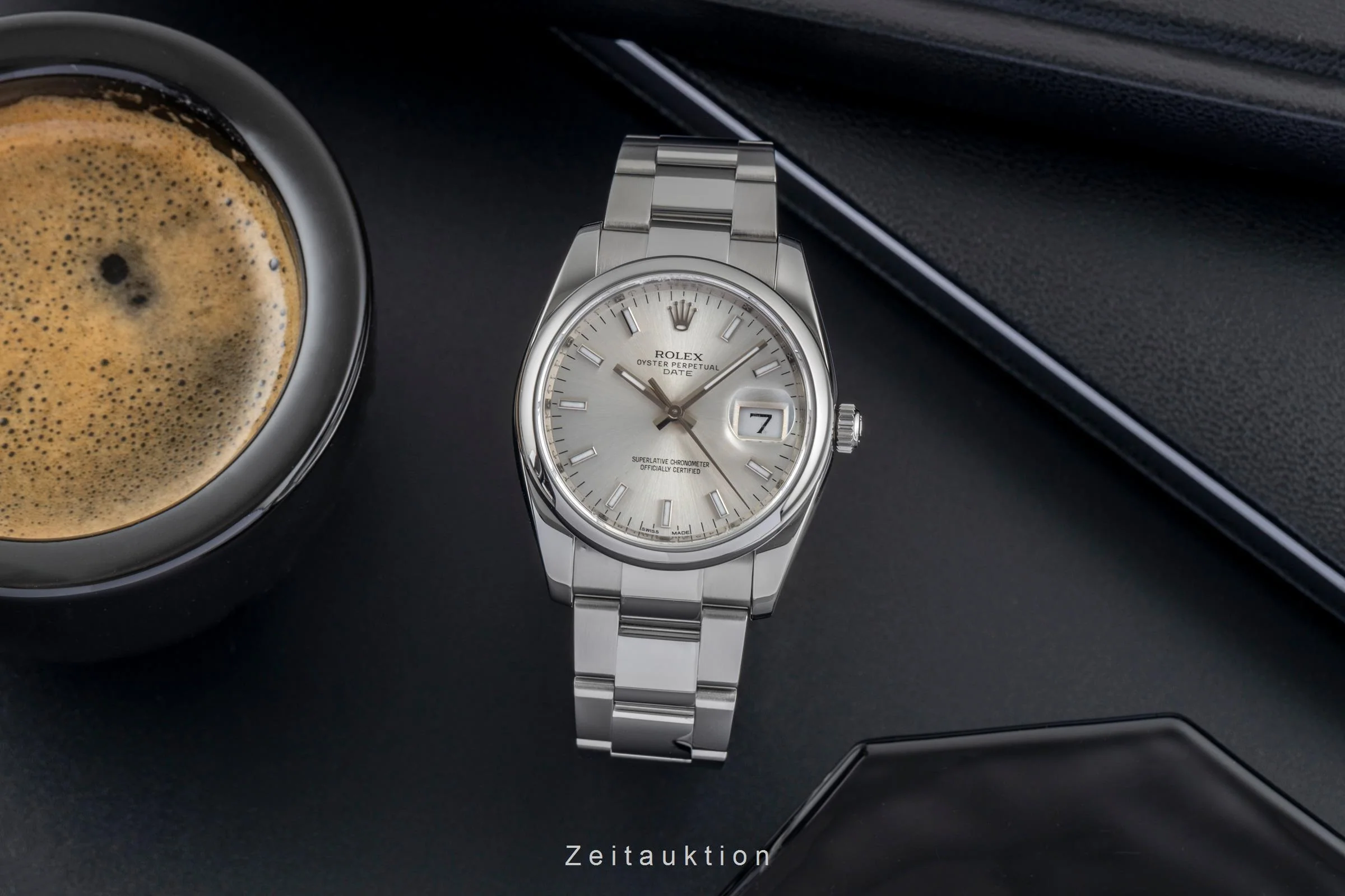 Rolex Date steel automatic men's watch 115200  [2502581] - Image 4