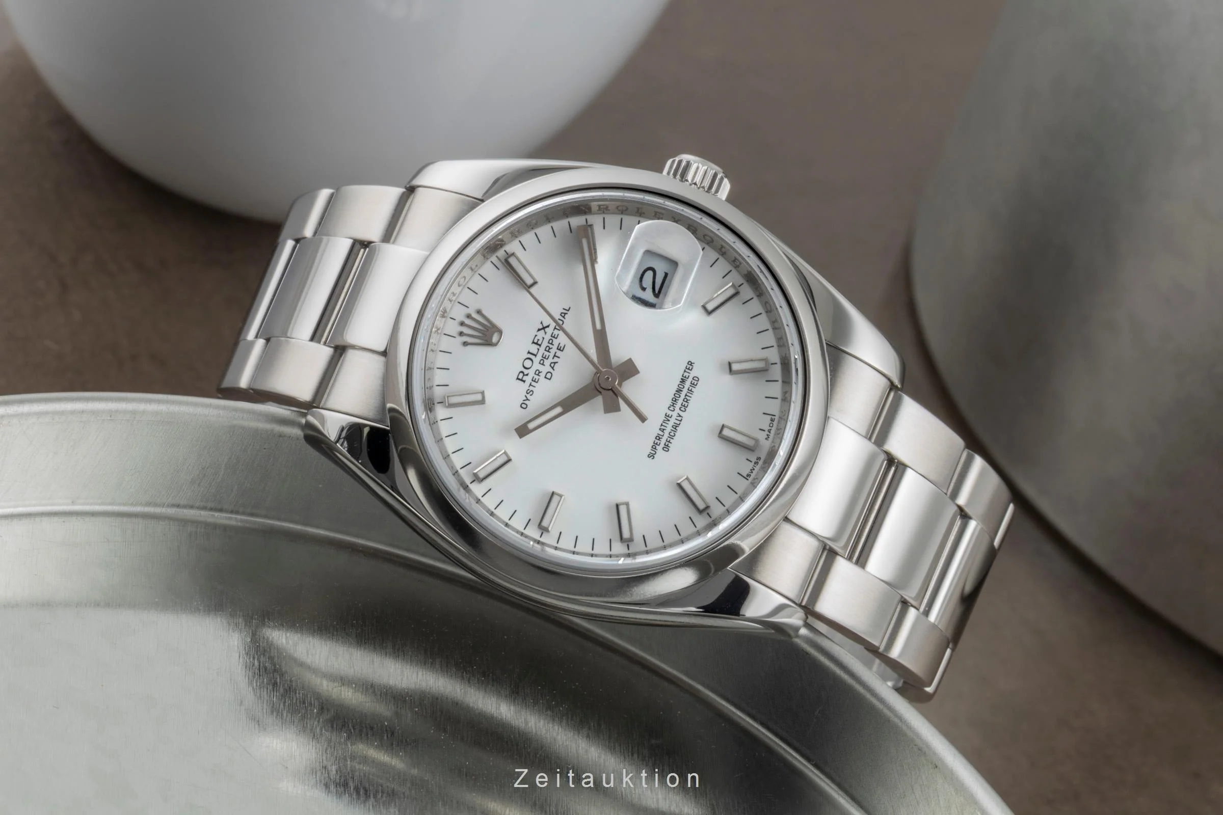Rolex Date steel automatic men's watch 115200  [2504831] - Image 3